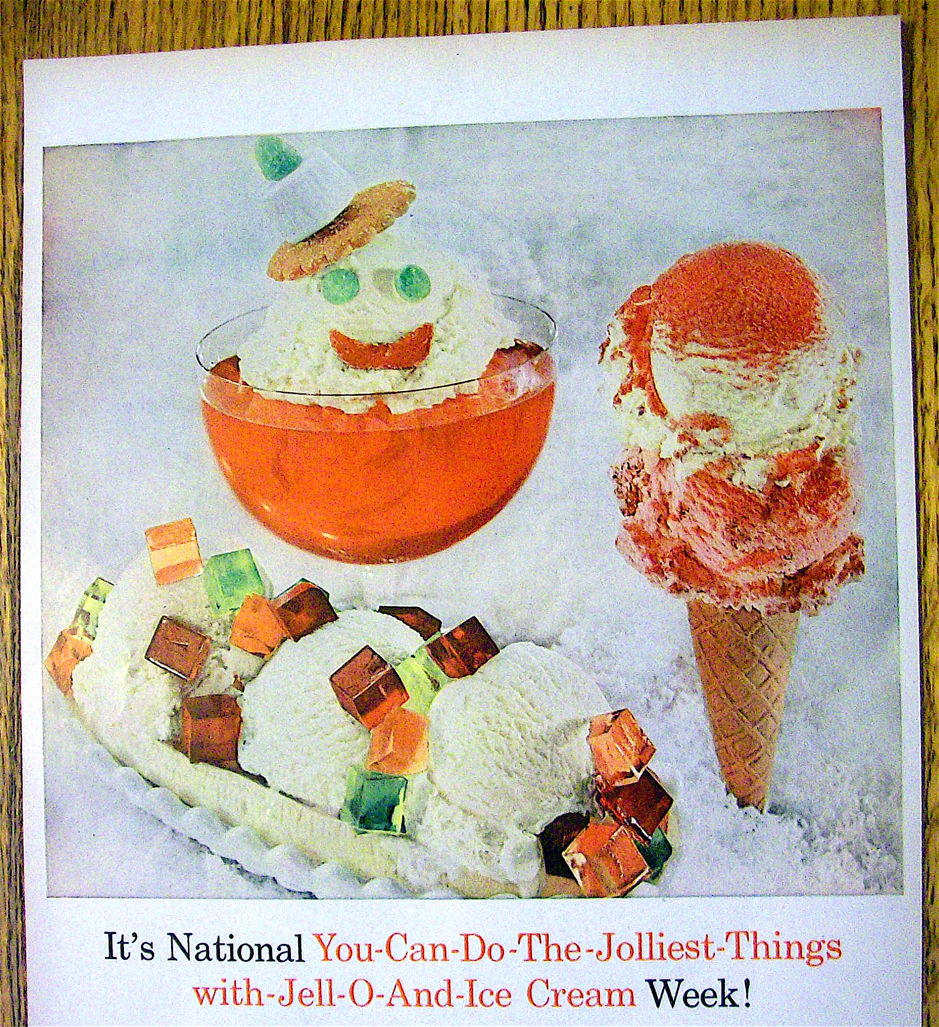 1959 Jell-O with Ice Cream, Banana Split & More