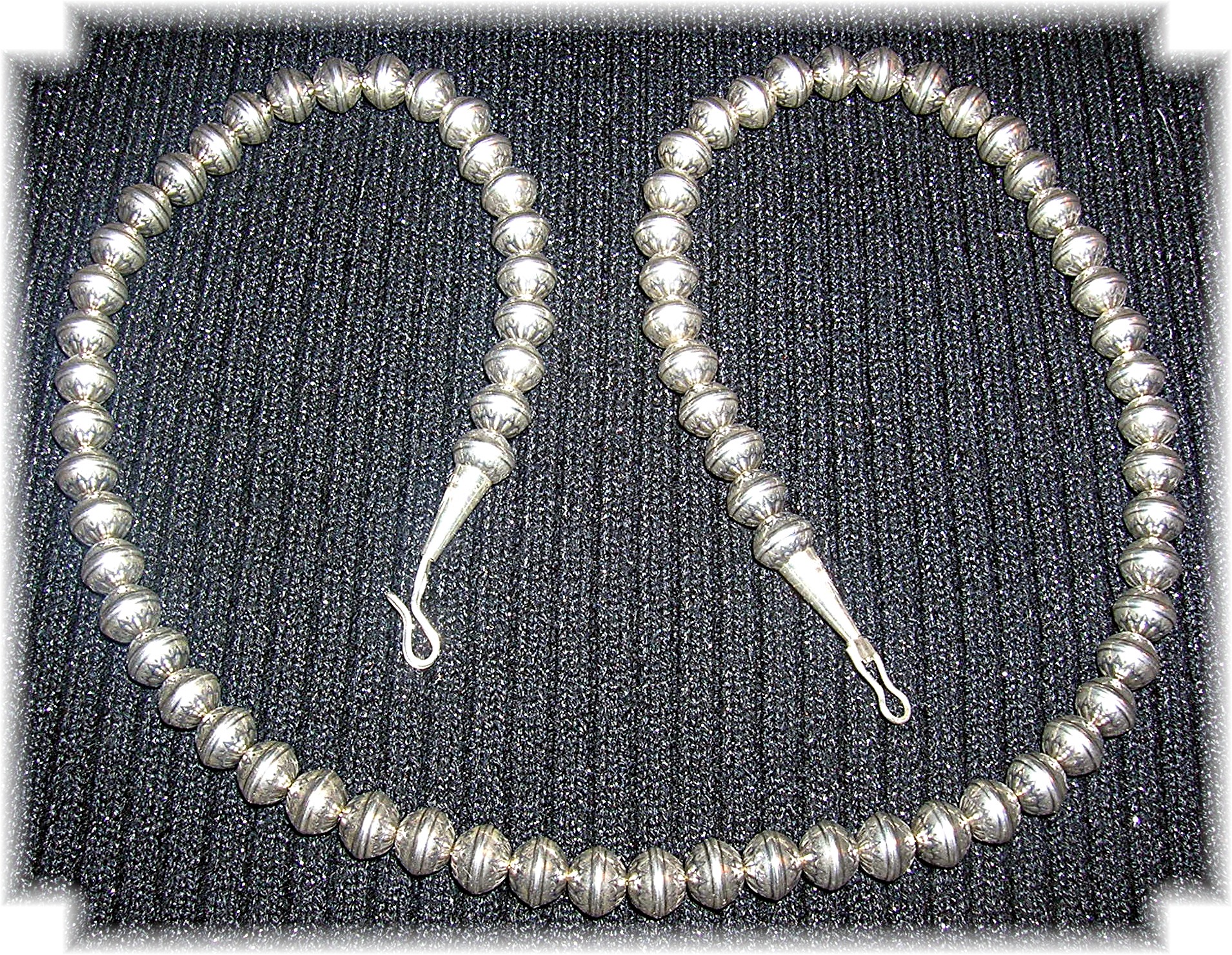 Native American Sterling Silver Beads