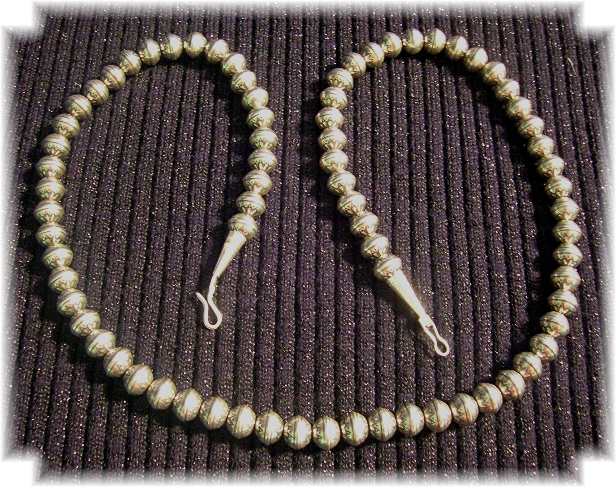 Native American Sterling Silver Beads