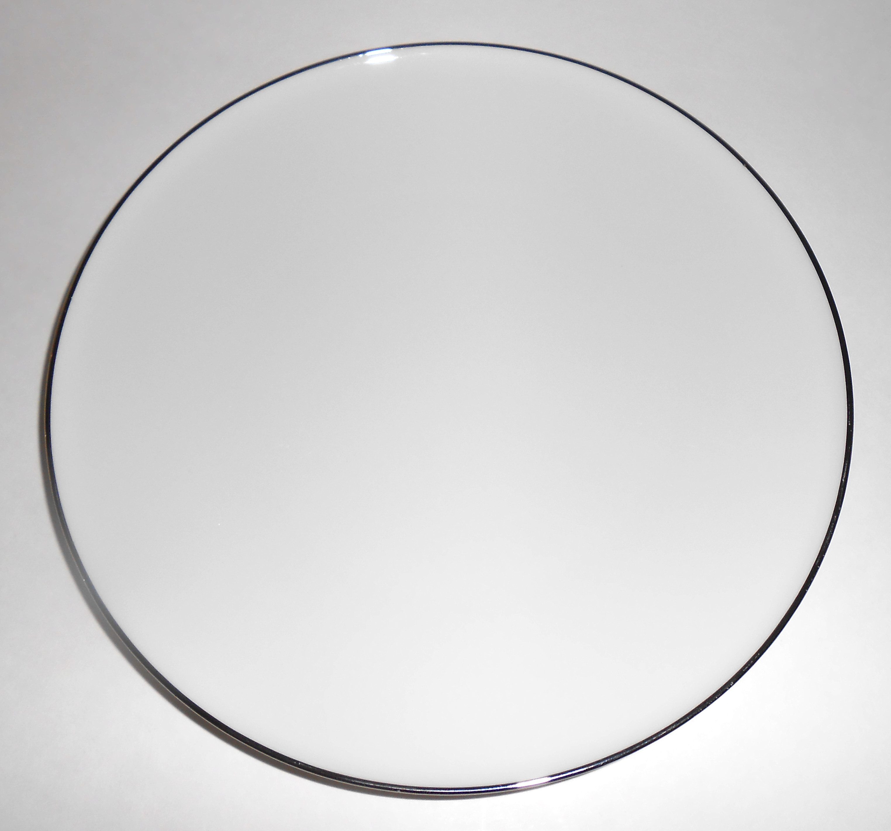 H & C Heinrich Porcelain Platinum Band Salad Plate!