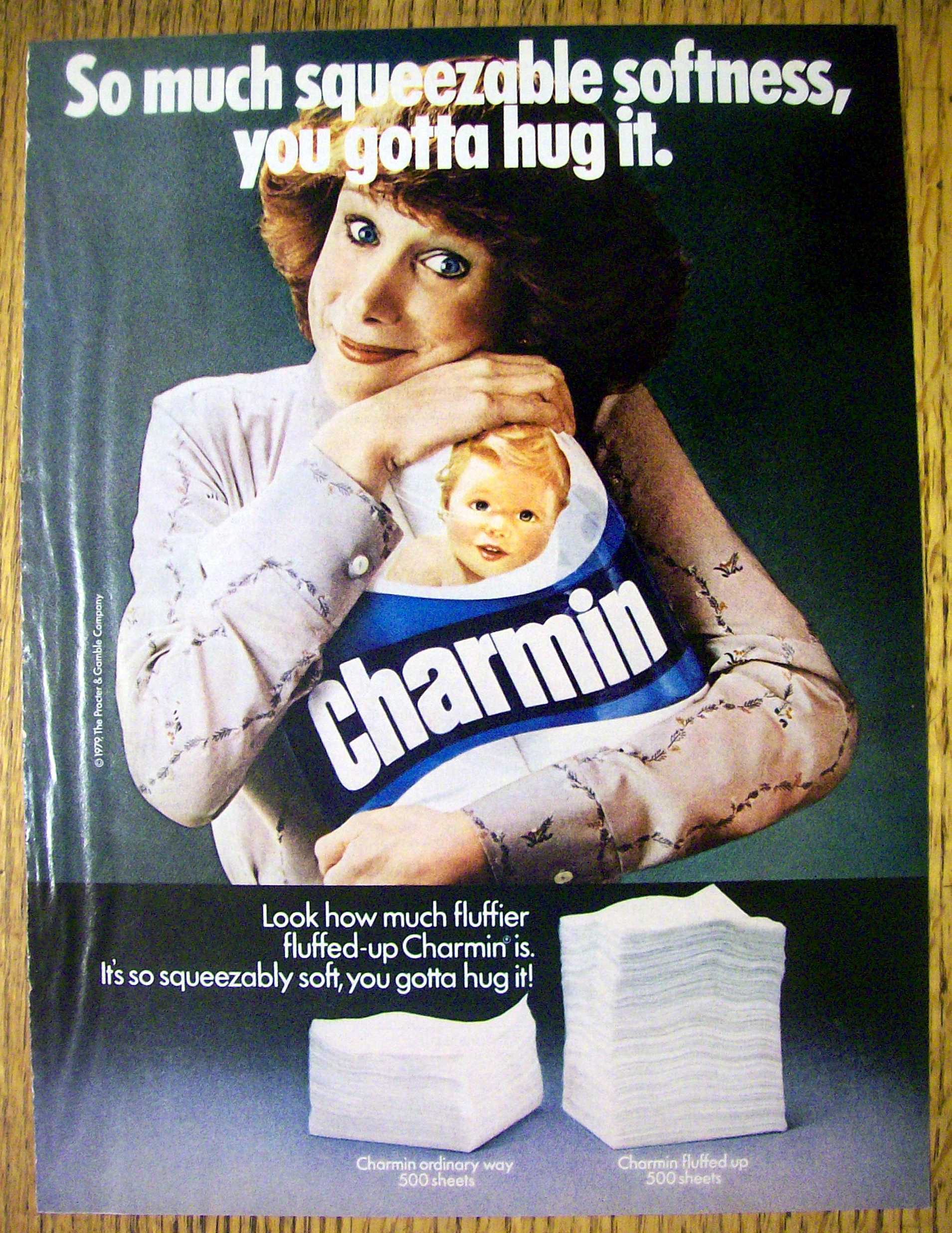 1980 Charmin Toilet Tissue with Woman Smiling