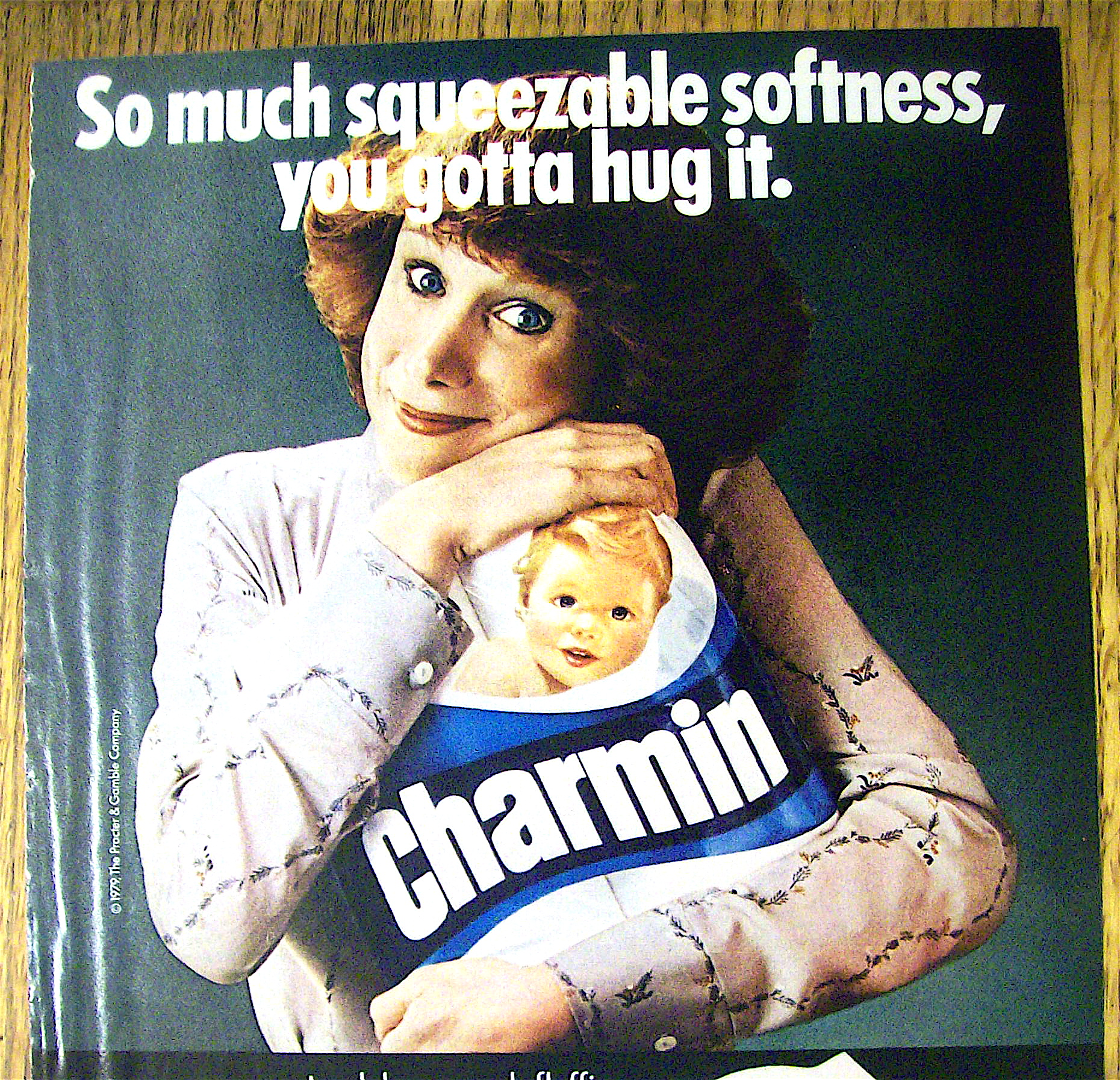 1980 Charmin Toilet Tissue with Woman Smiling