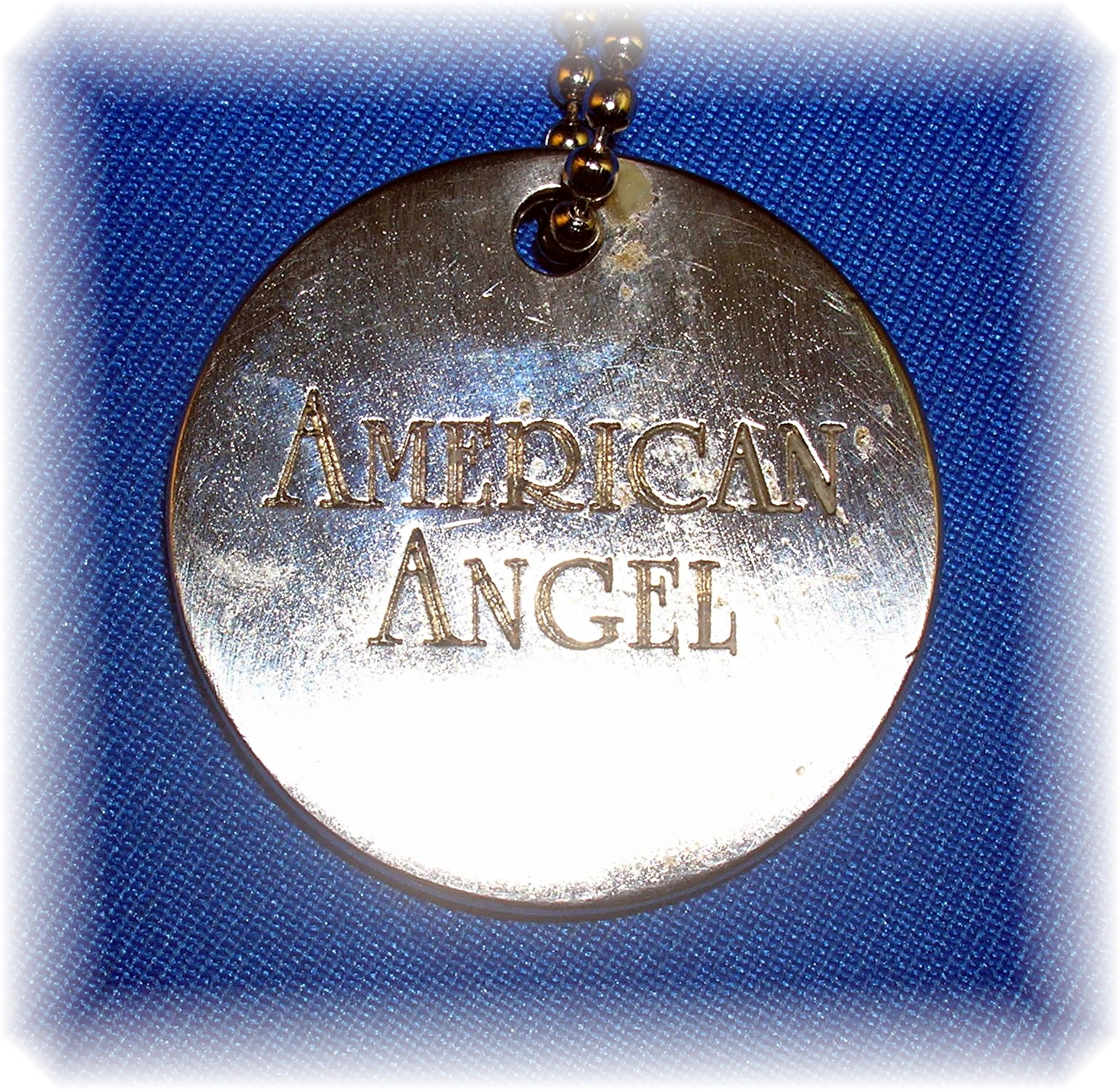 Vintage American Angel Leather Handbag Purse