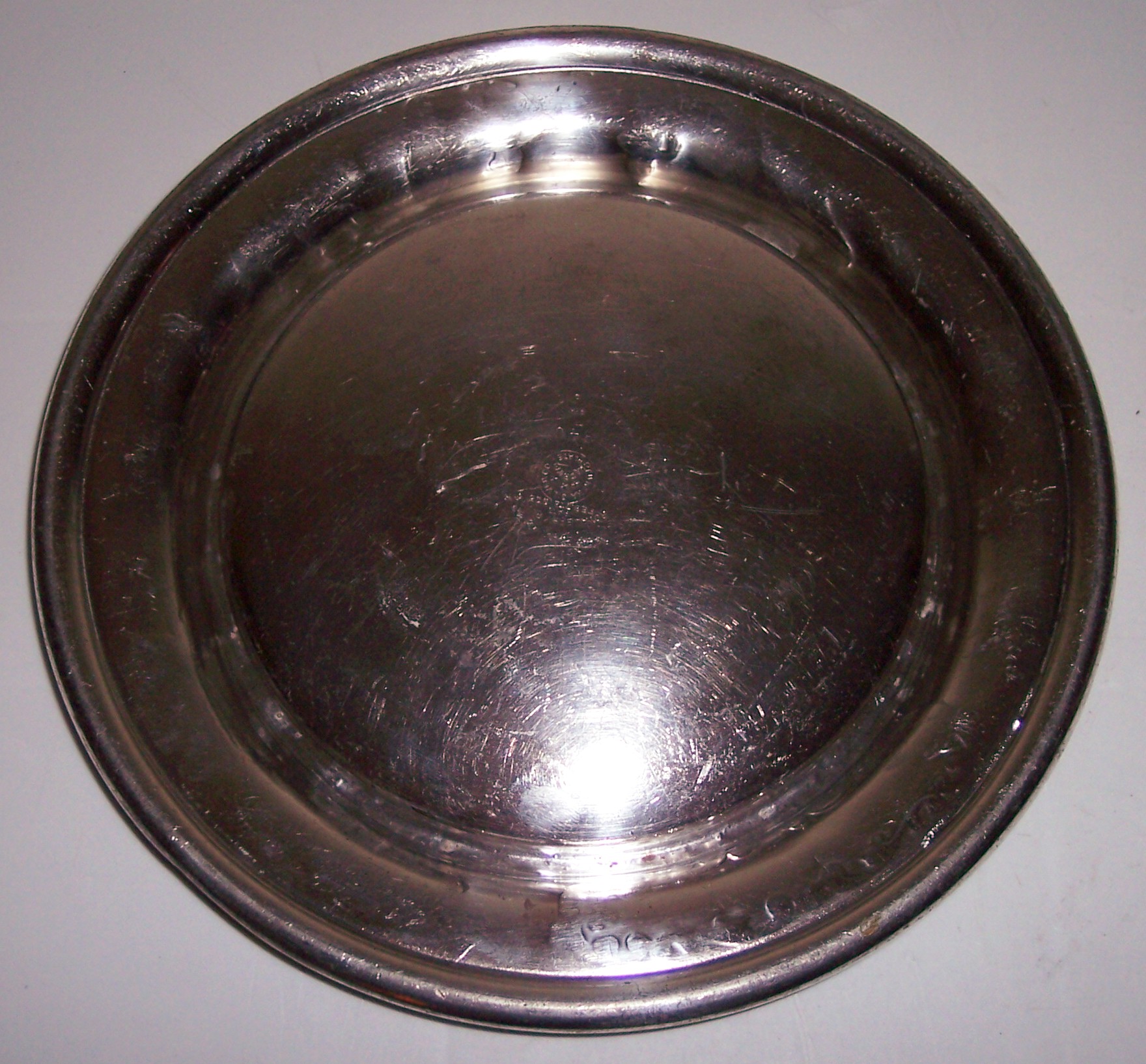 Antique Eureka Silver CO. 8.5 Baby Dish!  Great Design