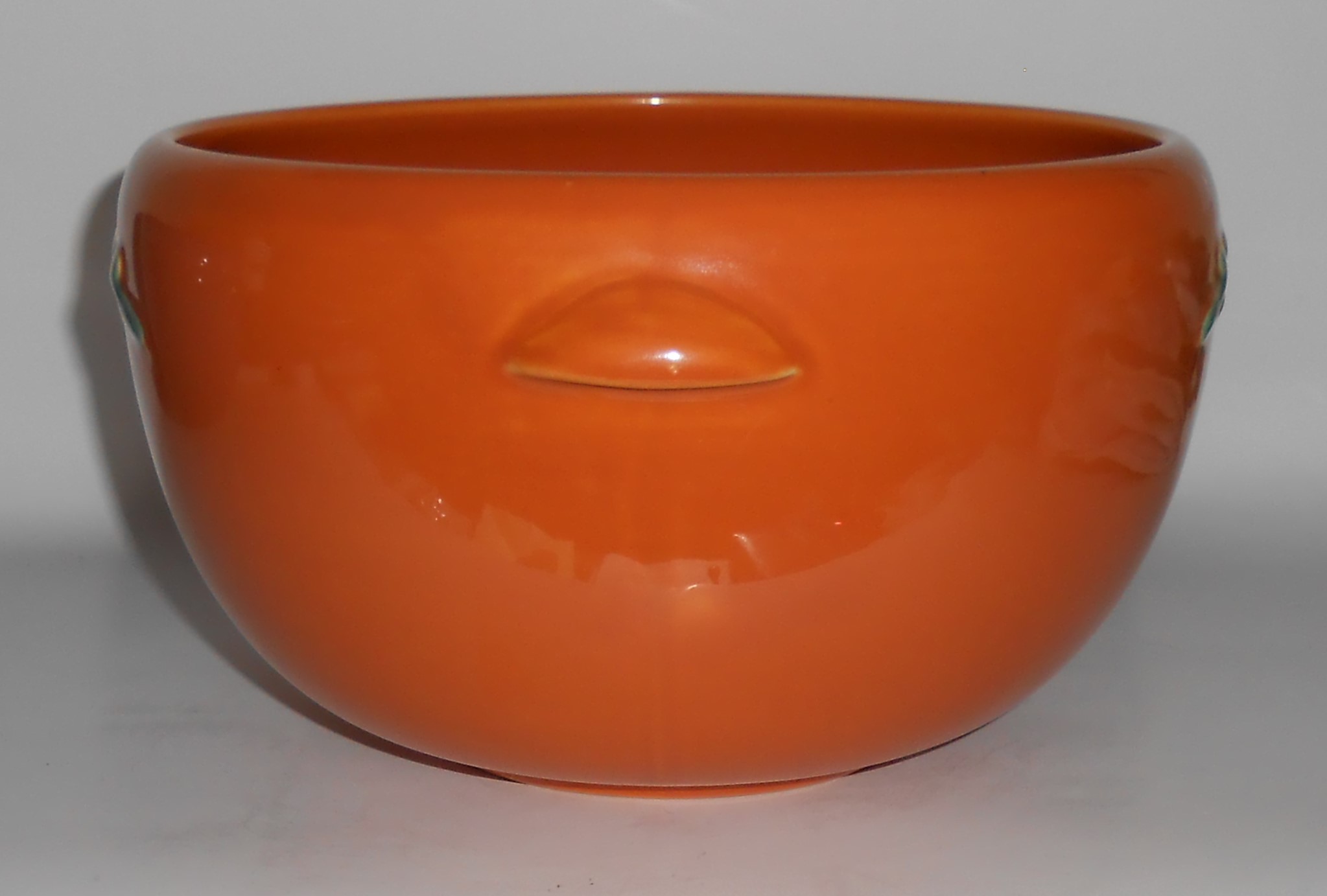 Coors Pottery Rosebud Orange LARGE 7 Pint Pudding Bowl