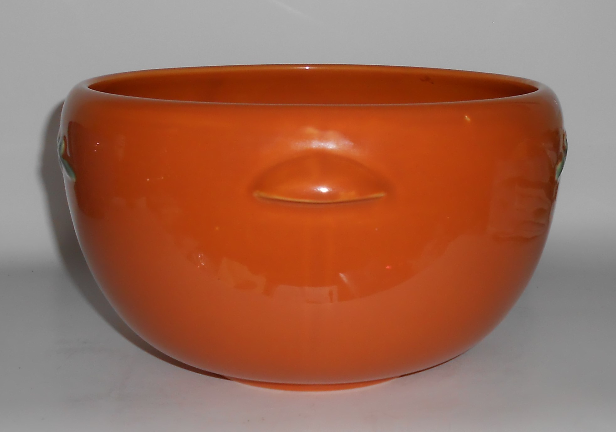 Coors Pottery Rosebud Orange LARGE 7 Pint Pudding Bowl