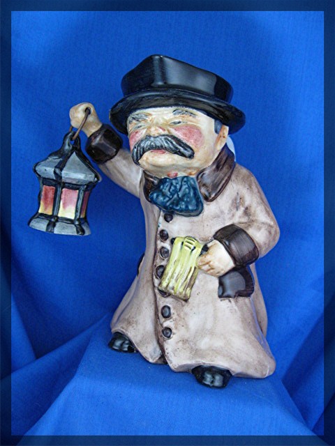 Staffordshire Dickens Toby Jug Night Watchman