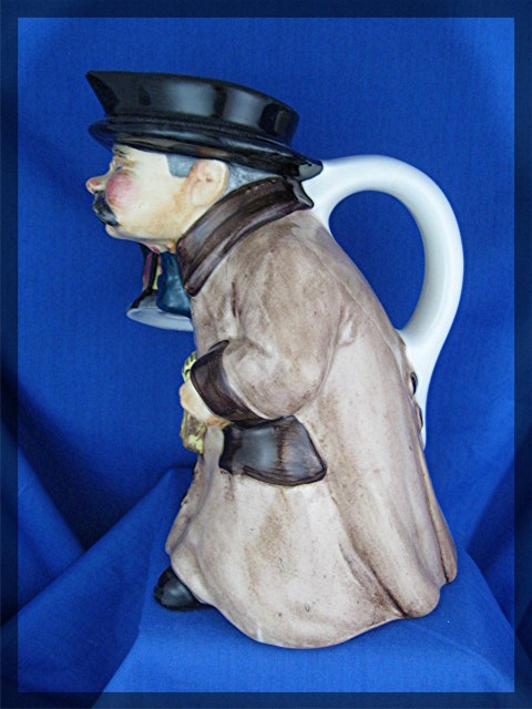 Staffordshire  Dickens Toby Jug Night Watchman