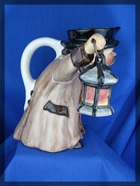 Staffordshire  Dickens Toby Jug Night Watchman