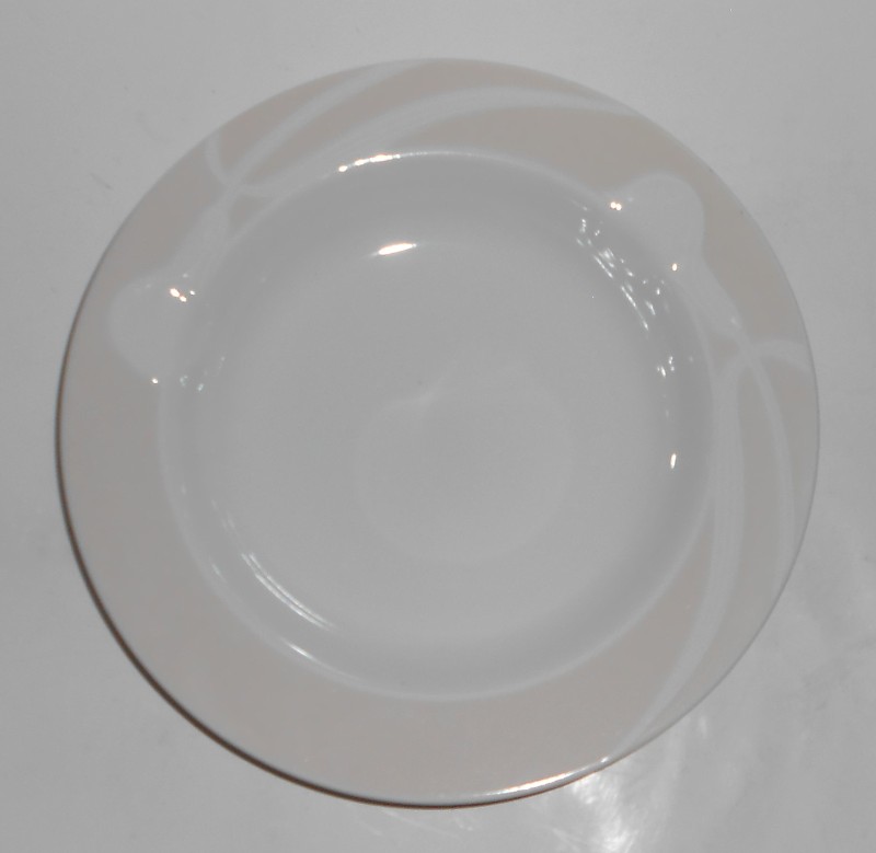 Mikasa China Pottery LDB01 Classic Flair Peach Rimmed Soup Bowl