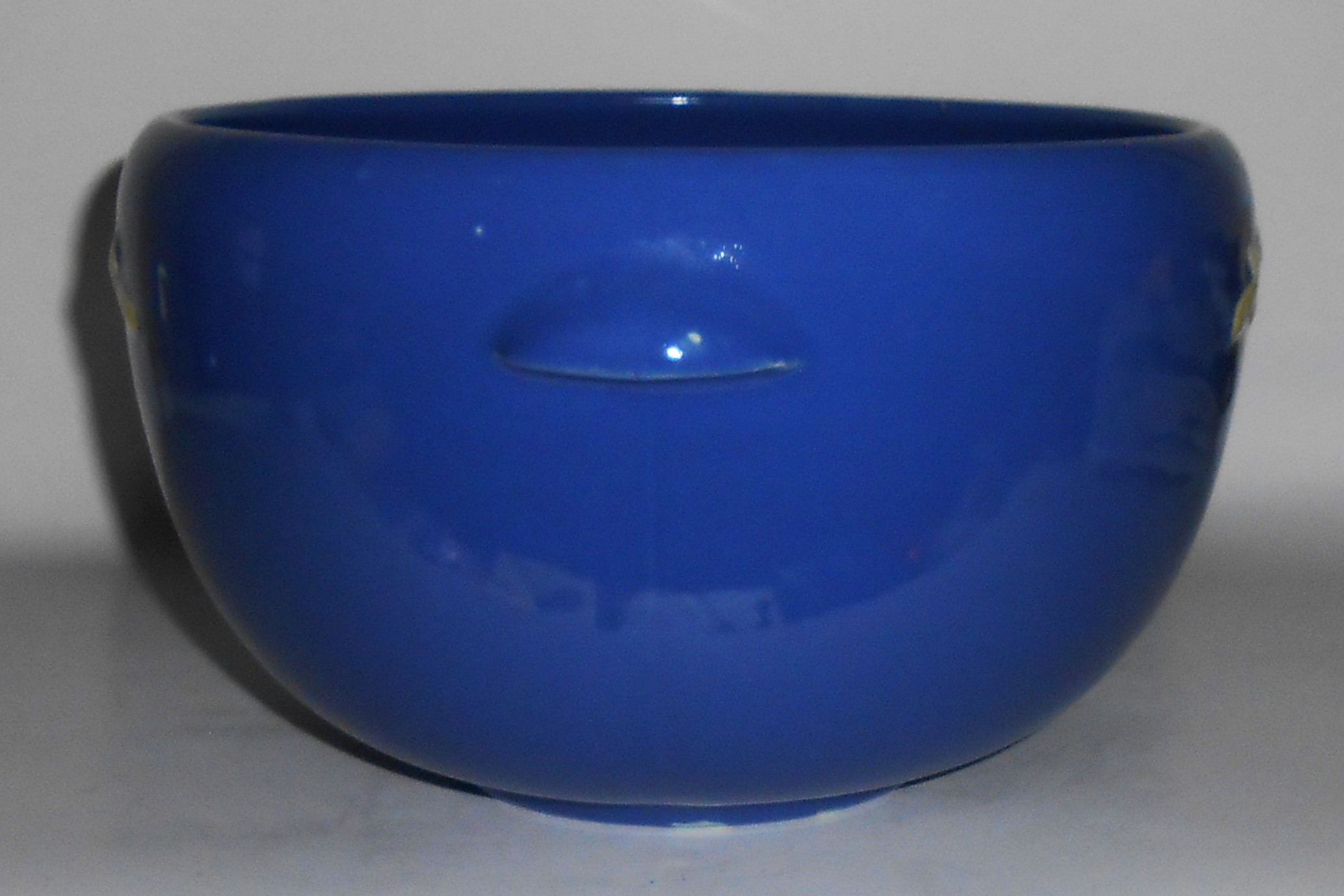 Coors Pottery Rosebud Blue LARGE 7 Pint Pudding Bowl