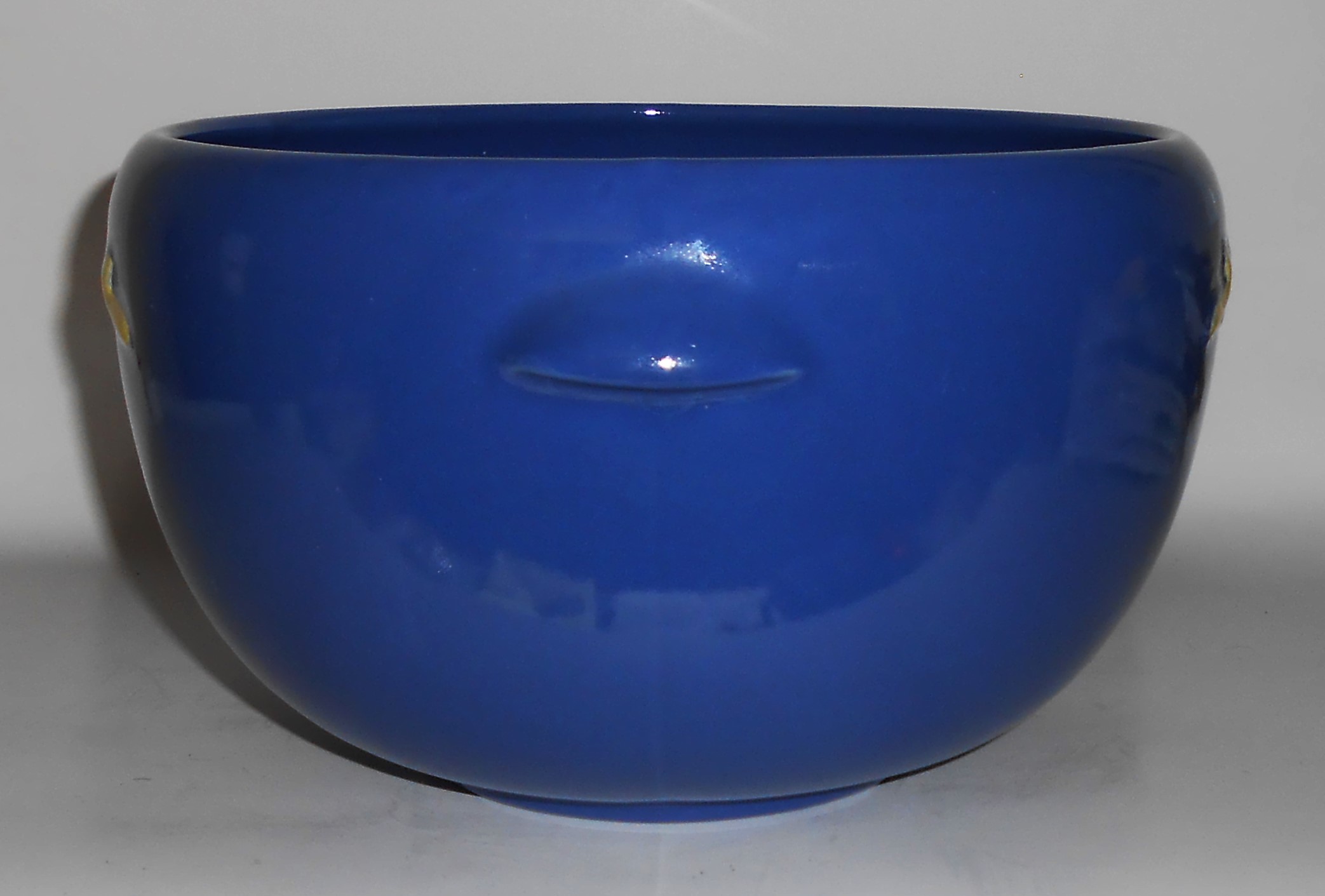 Coors Pottery Rosebud Blue LARGE 7 Pint Pudding Bowl
