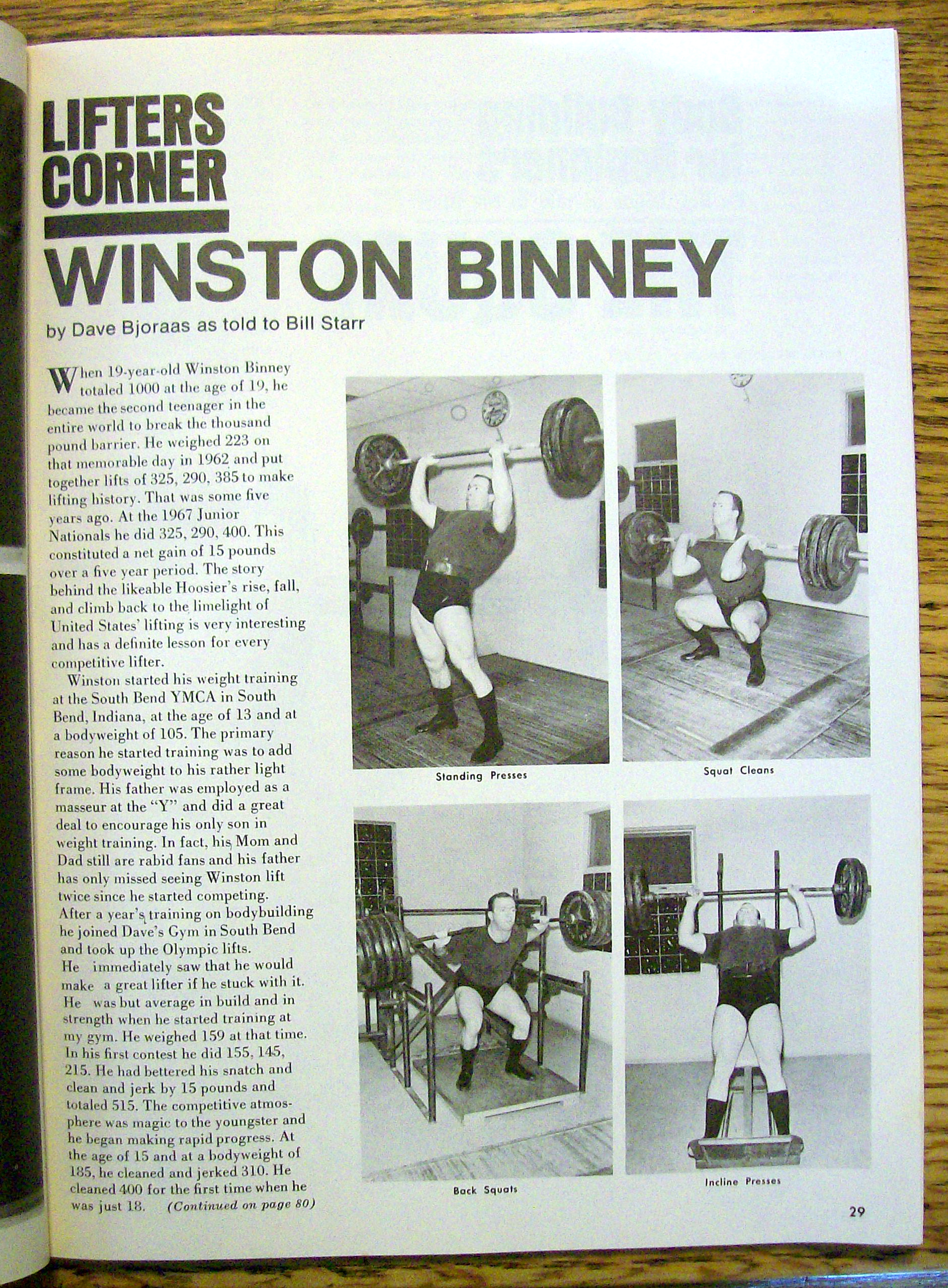 Strength & Health Magazine-January 1968-Dennis Tinerino