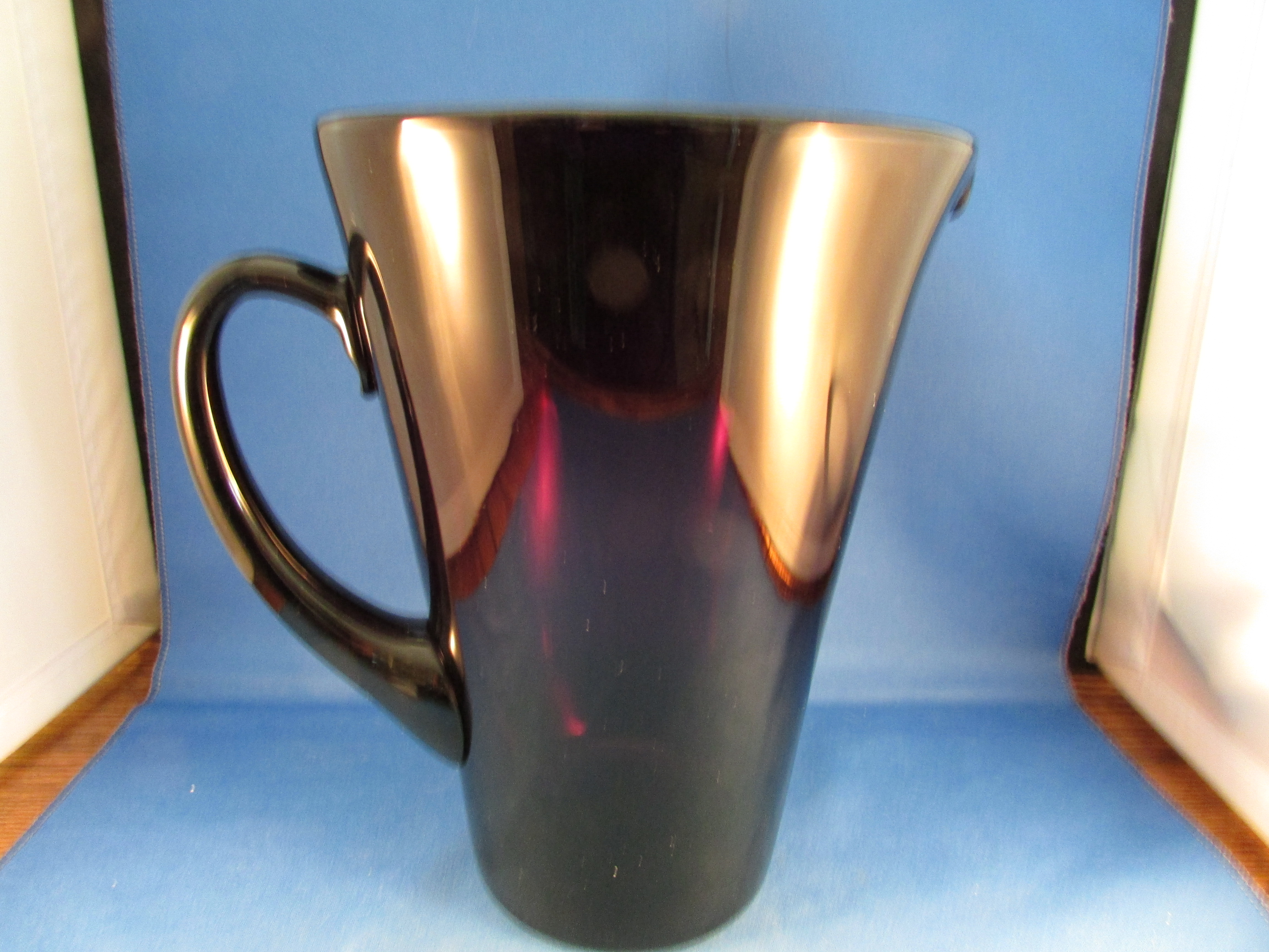 Purple Glass Pitcher