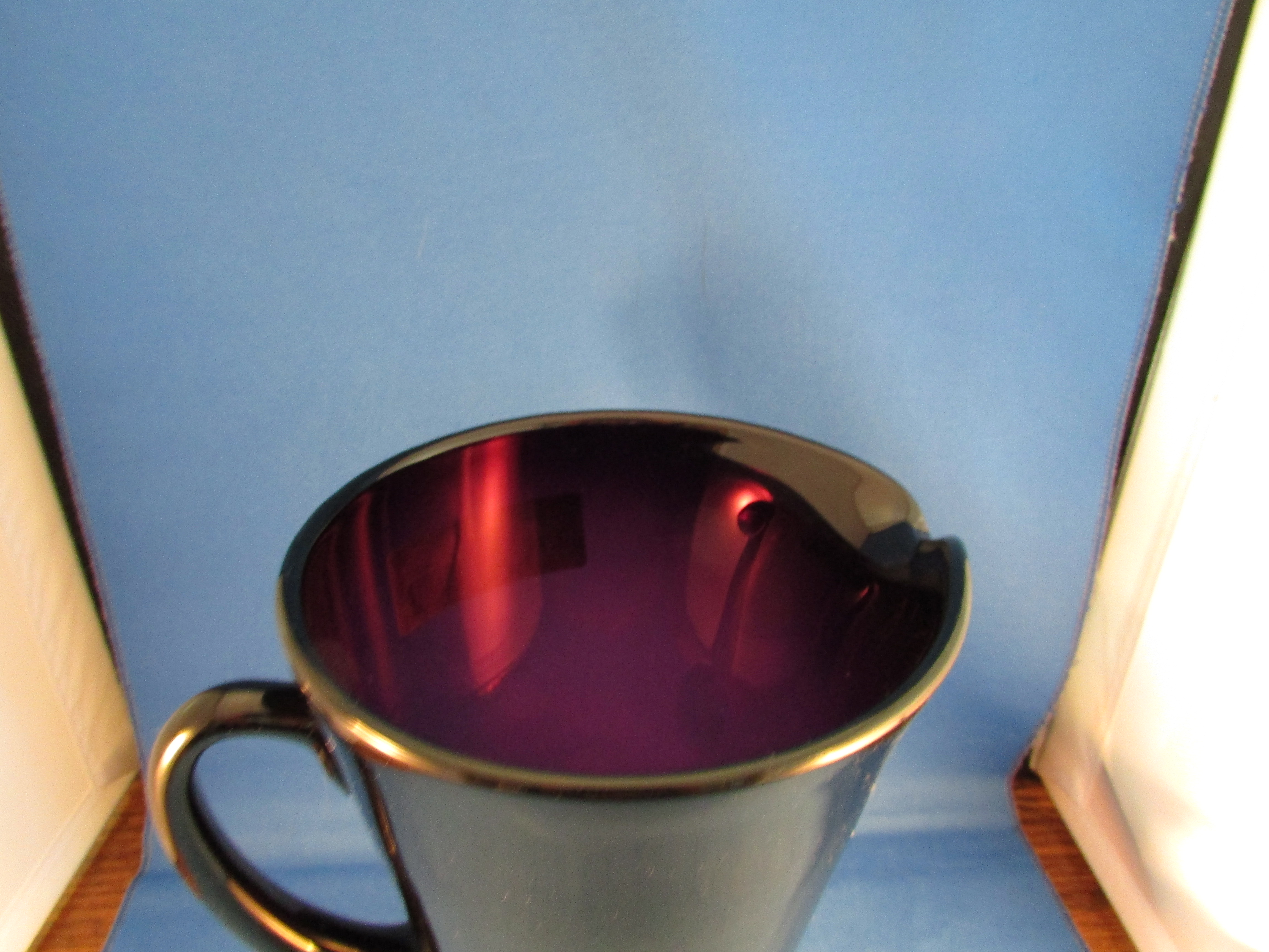 Purple Glass Pitcher