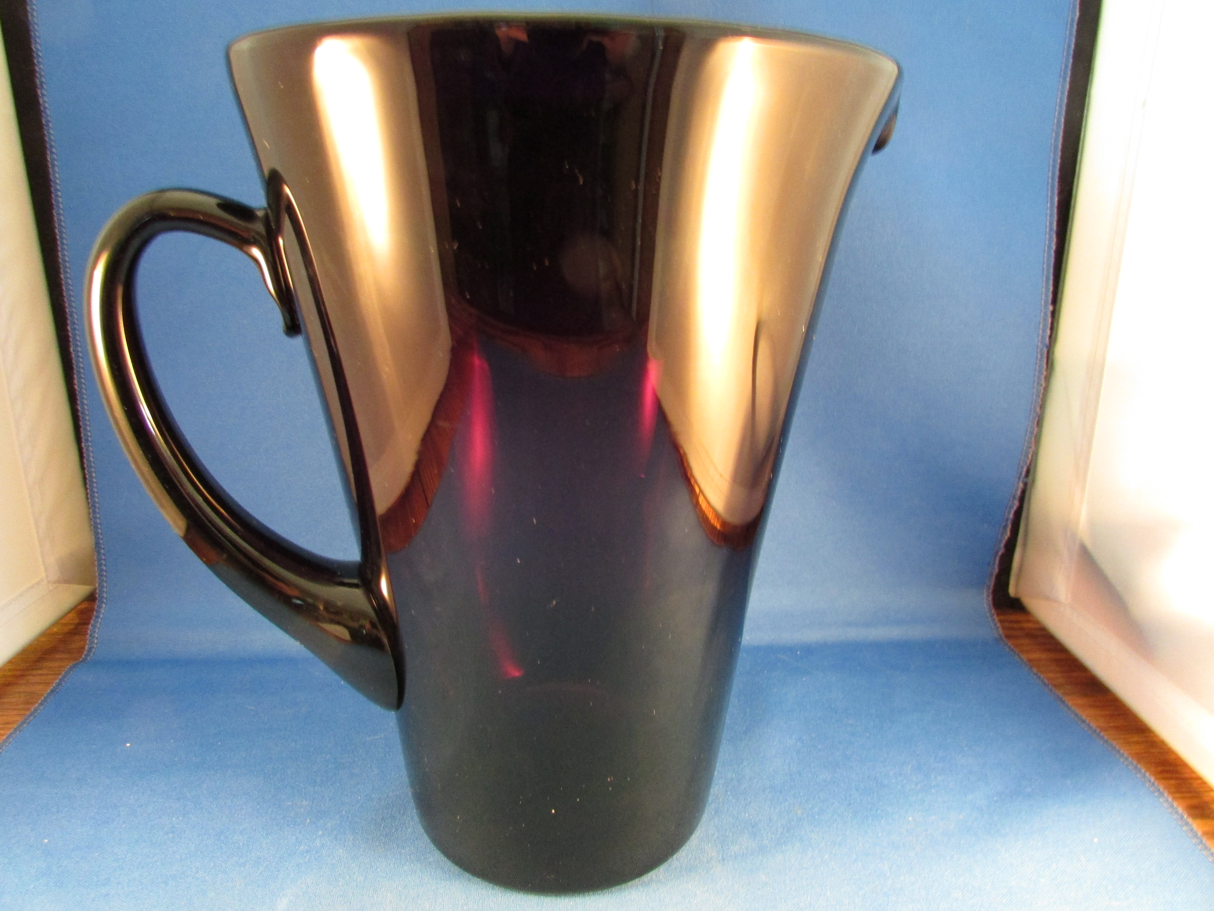 Purple Glass Pitcher
