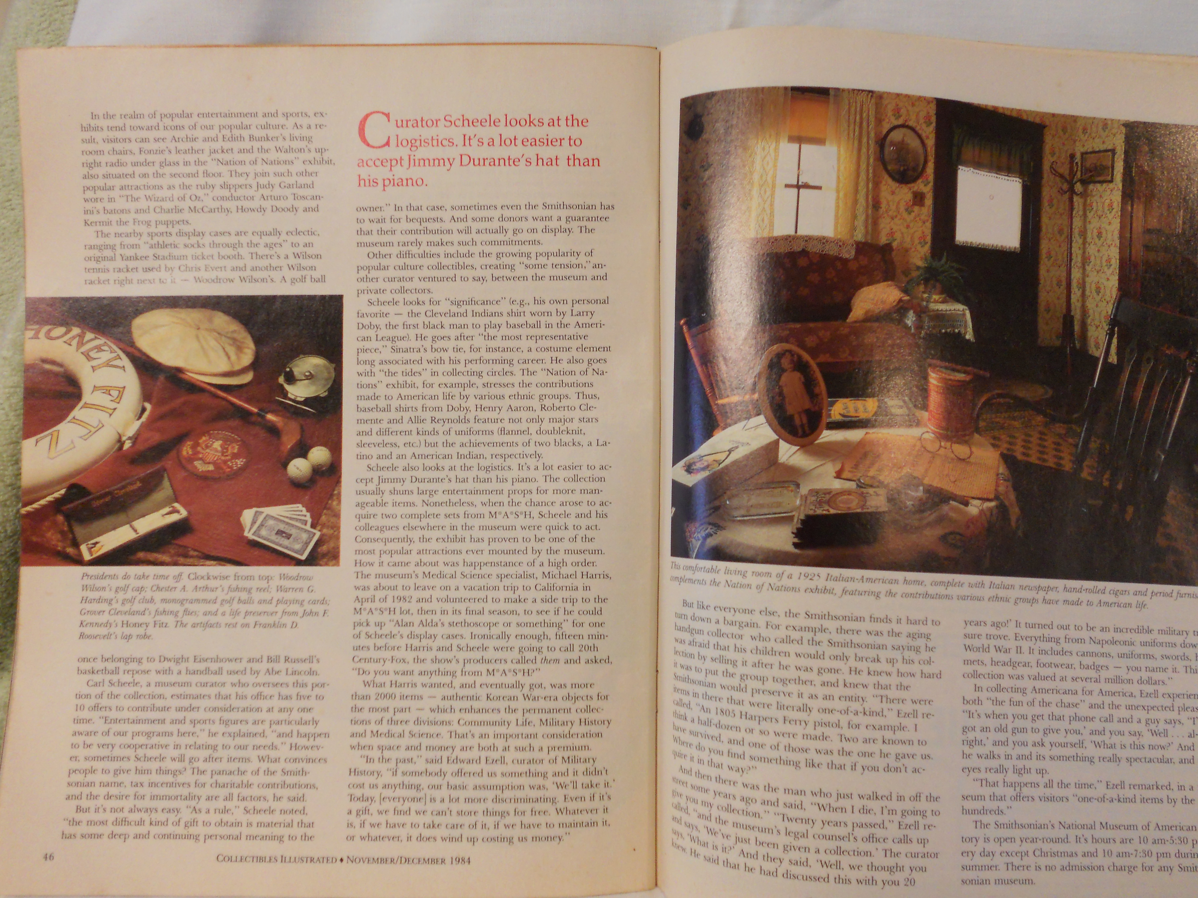 Collectibles Illustrated Magazine, 1984
