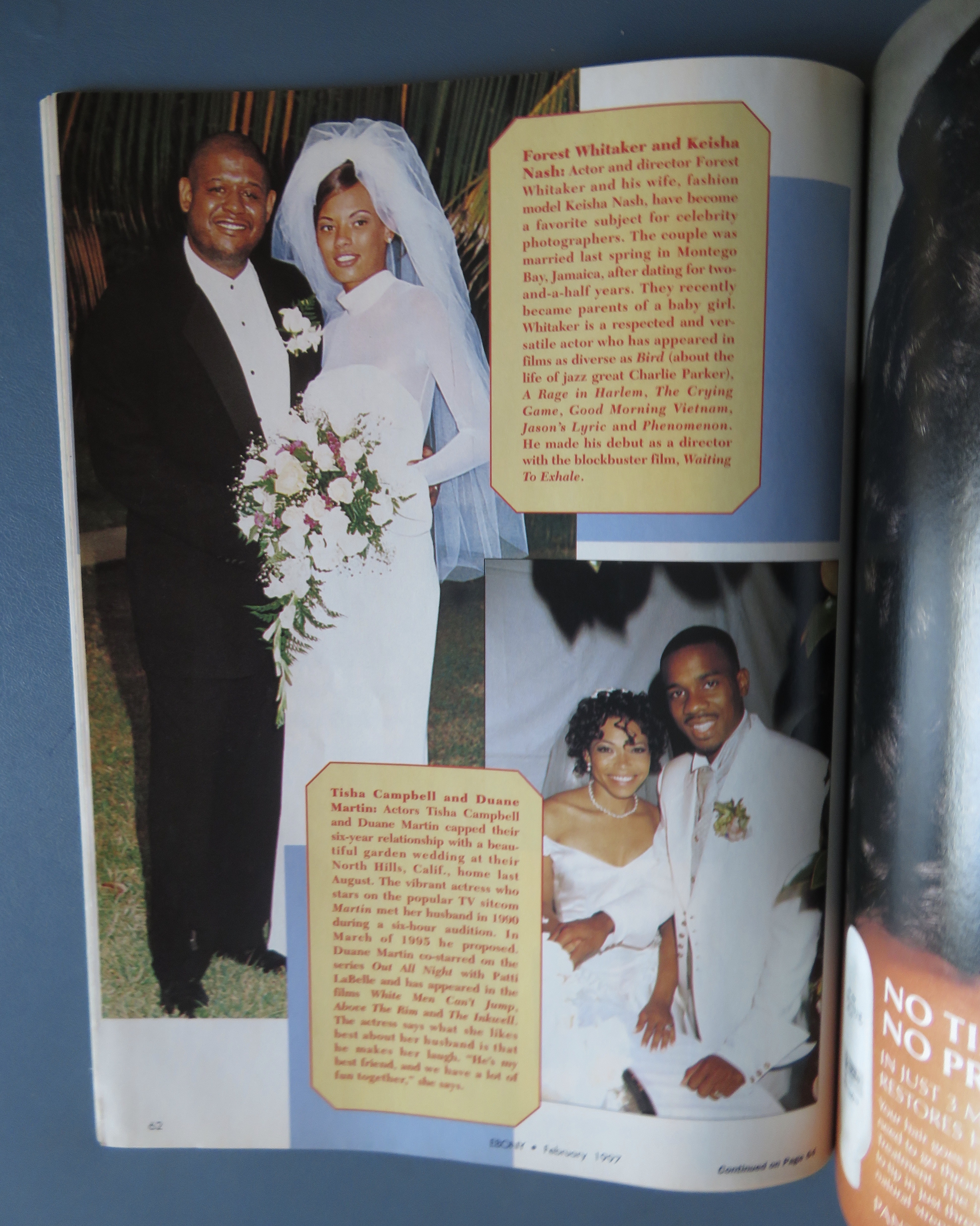 Ebony Magazine - February 1997 - 10 Hottest Couples