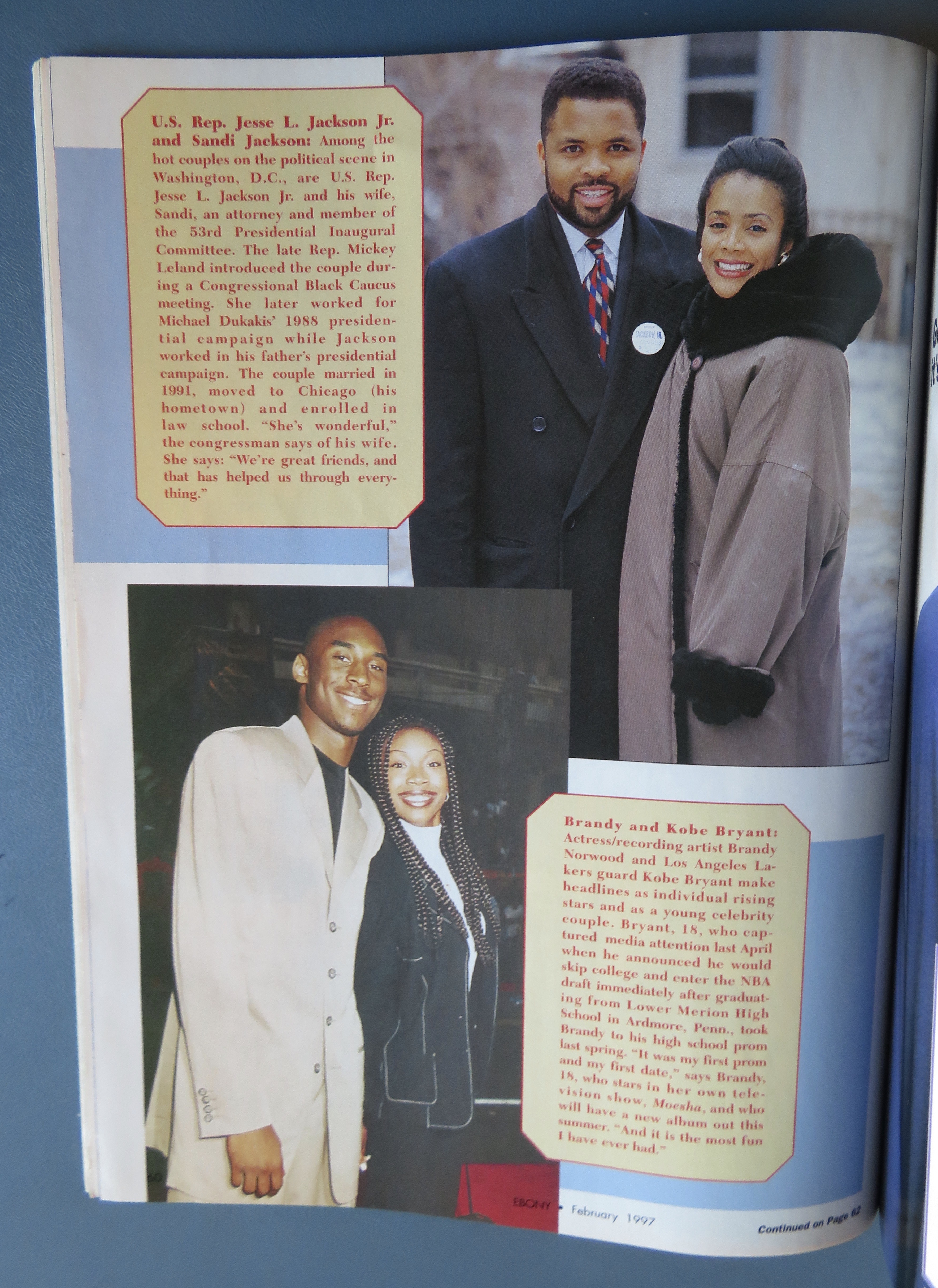 Ebony Magazine - February 1997 - 10 Hottest Couples