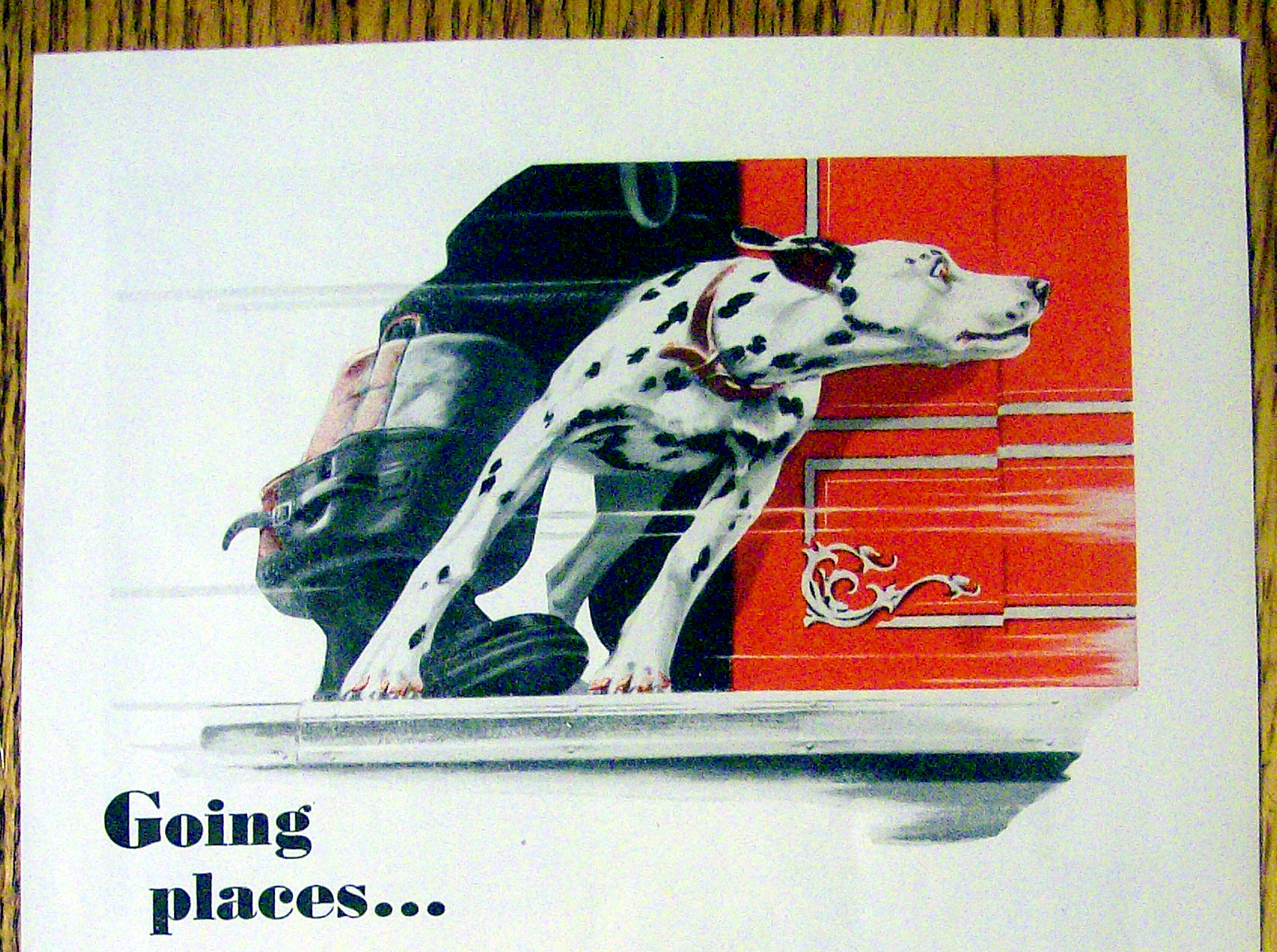 1947 Texaco Fire Chief Gasoline w/ a Dalmatian on Truck
