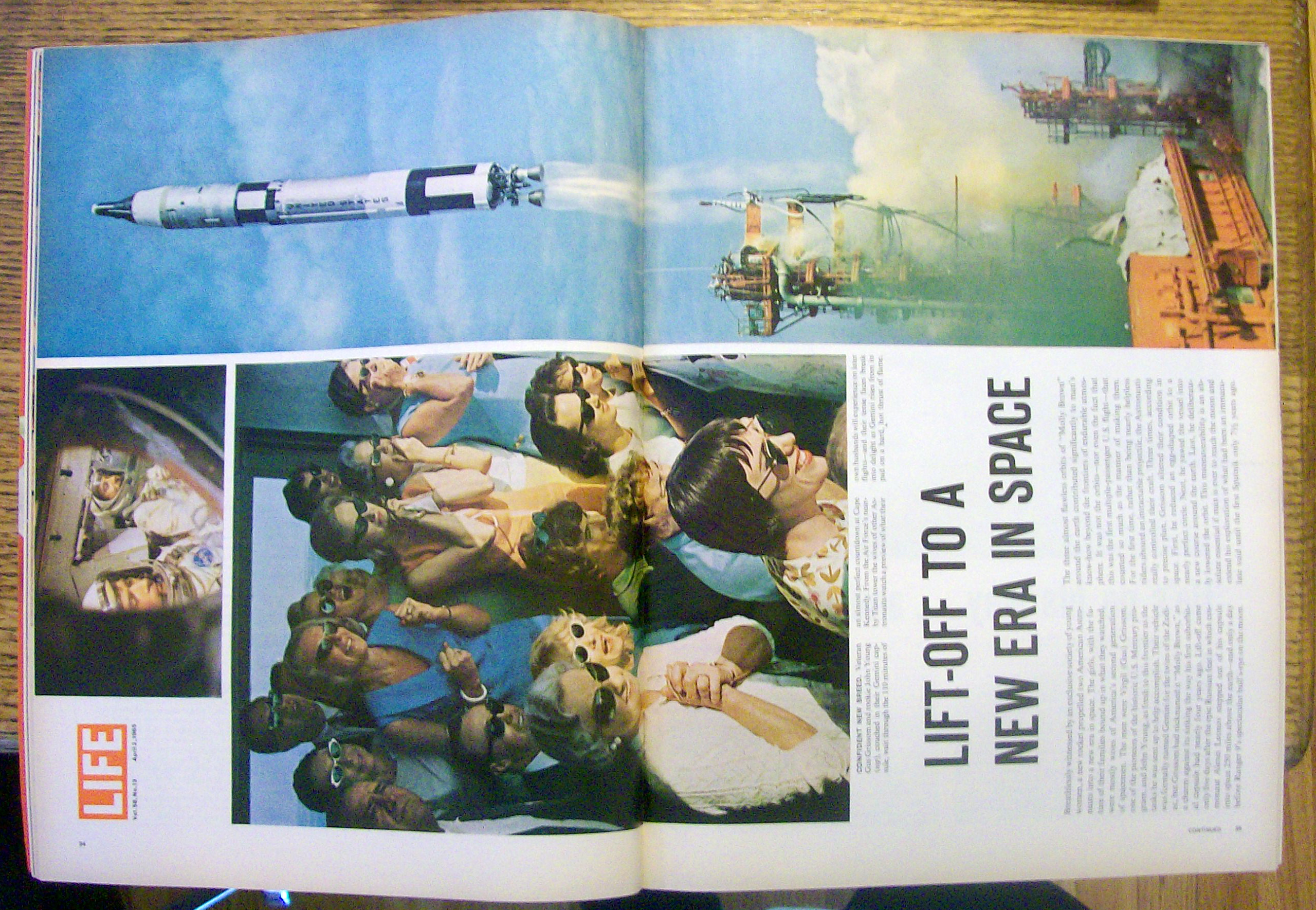 Life Magazine-April 2, 1965-Gemini's Journey