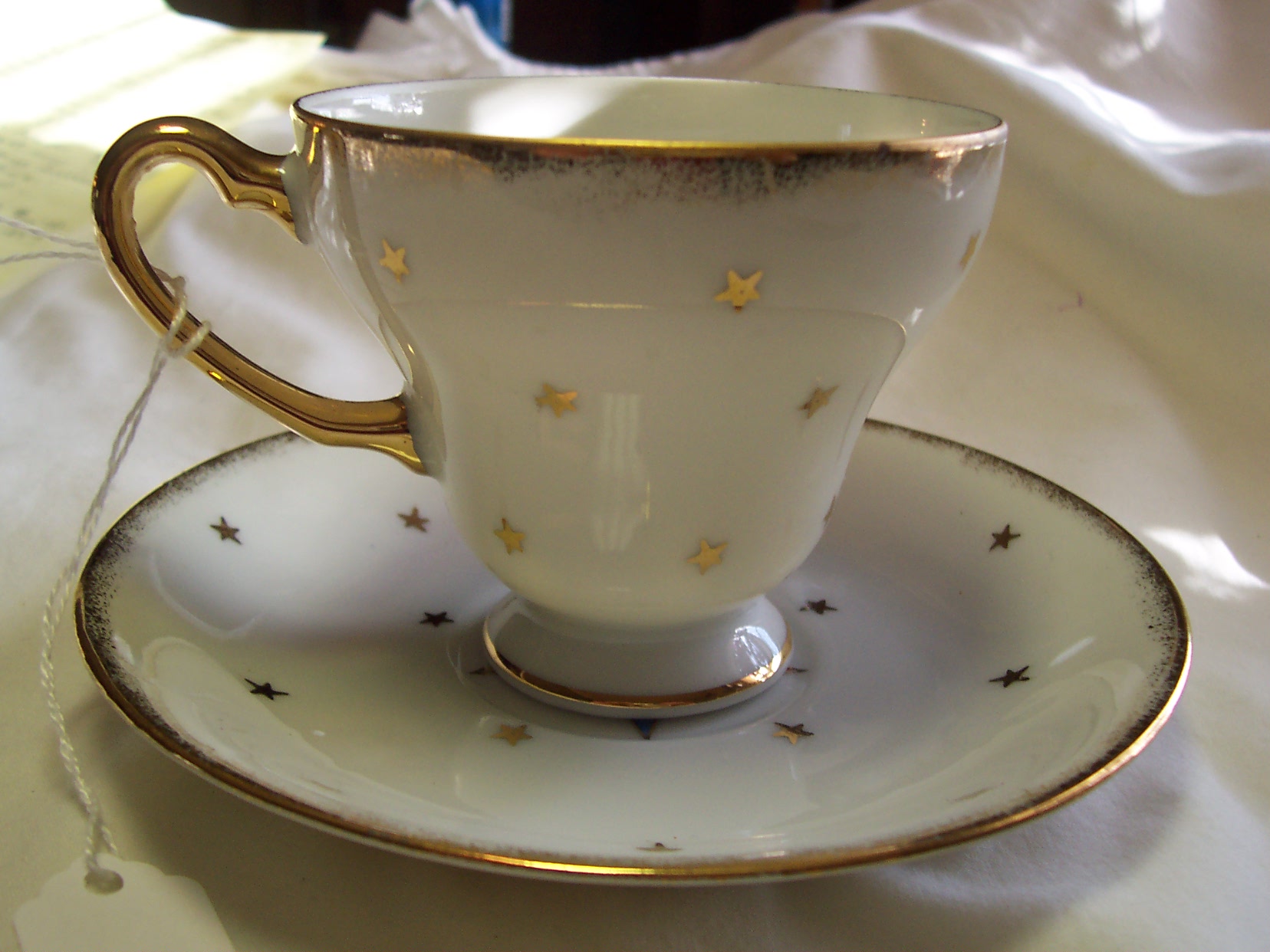Eastern Star Cup and Saucer Set Norcrest
