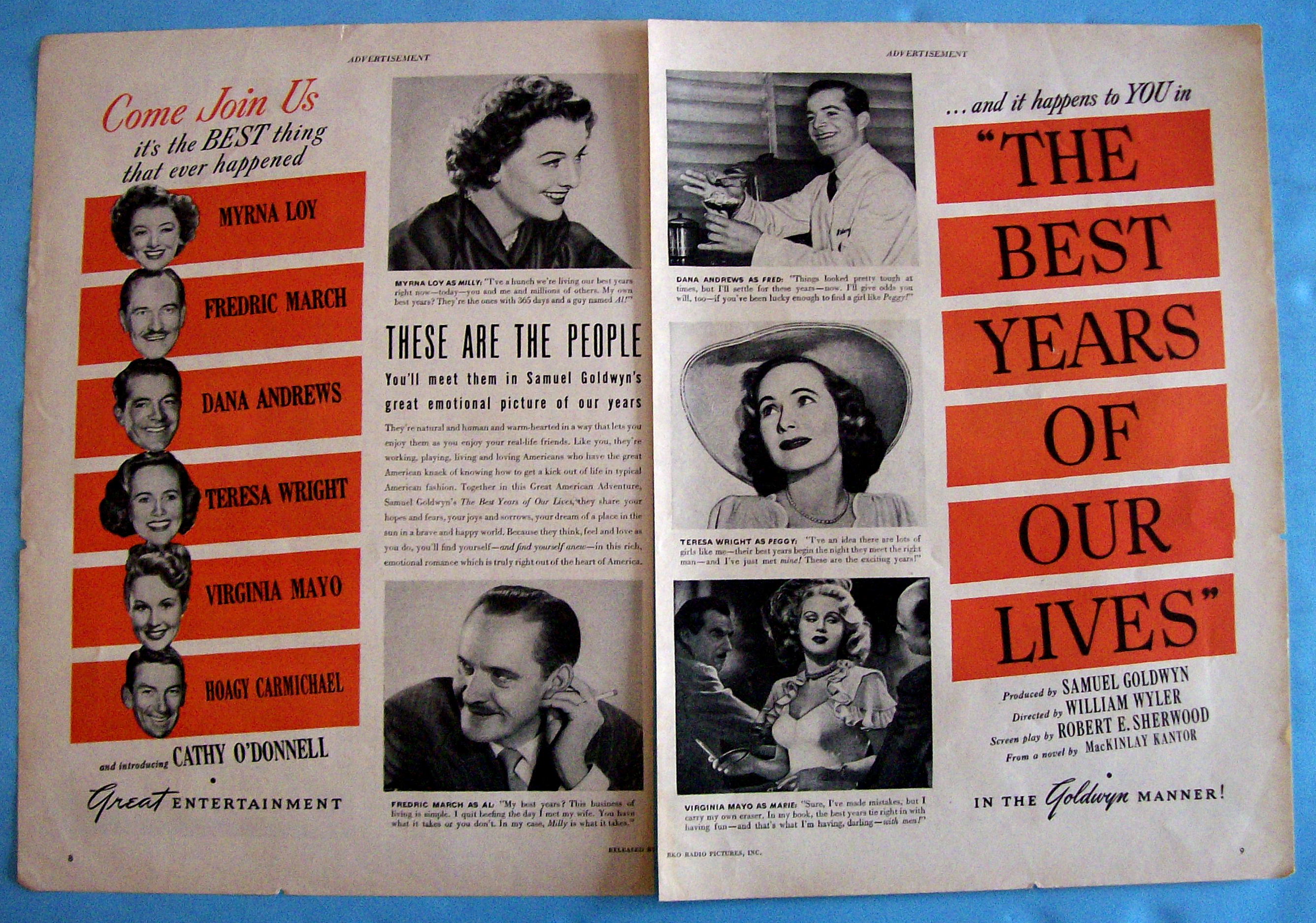 Vintage Ad: 1946 The Best Years Of Our Lives