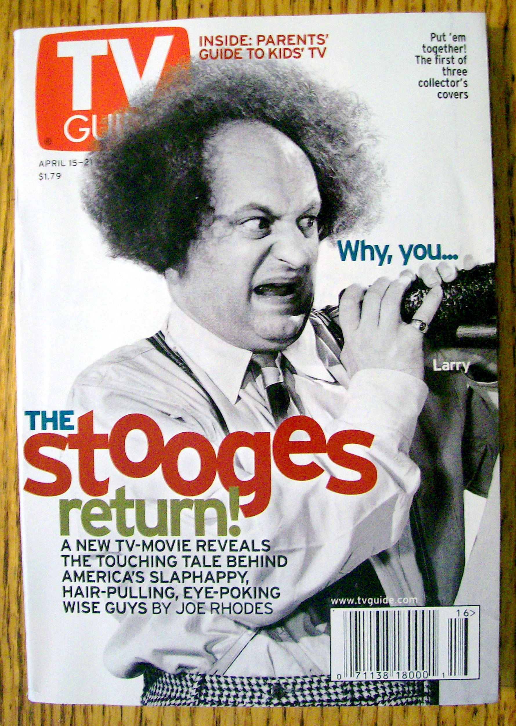 TV Guide-April 15-21, 2000-Larry (Stooges Return)