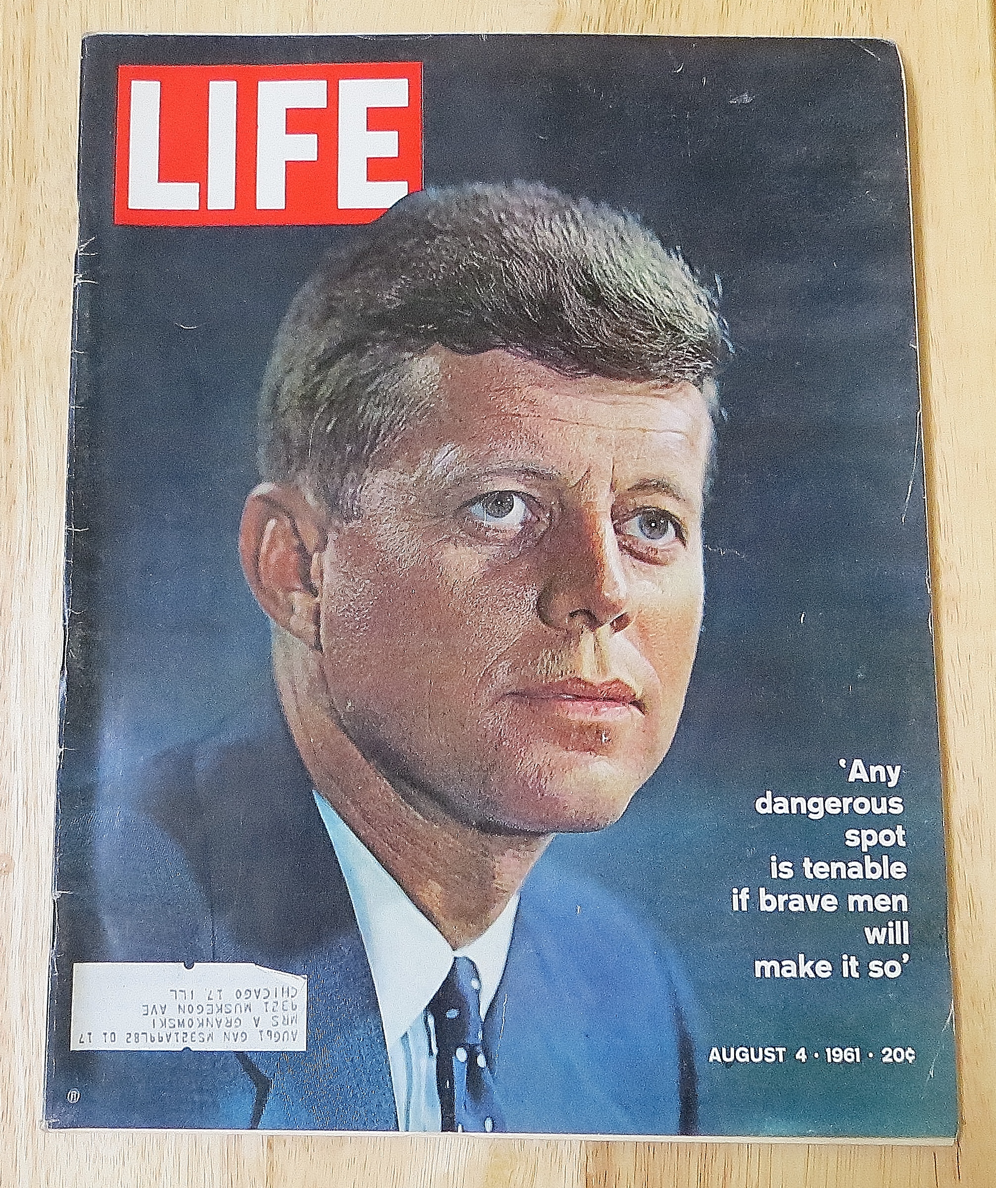 Life Magazine-August 4, 1961-President Kennedy