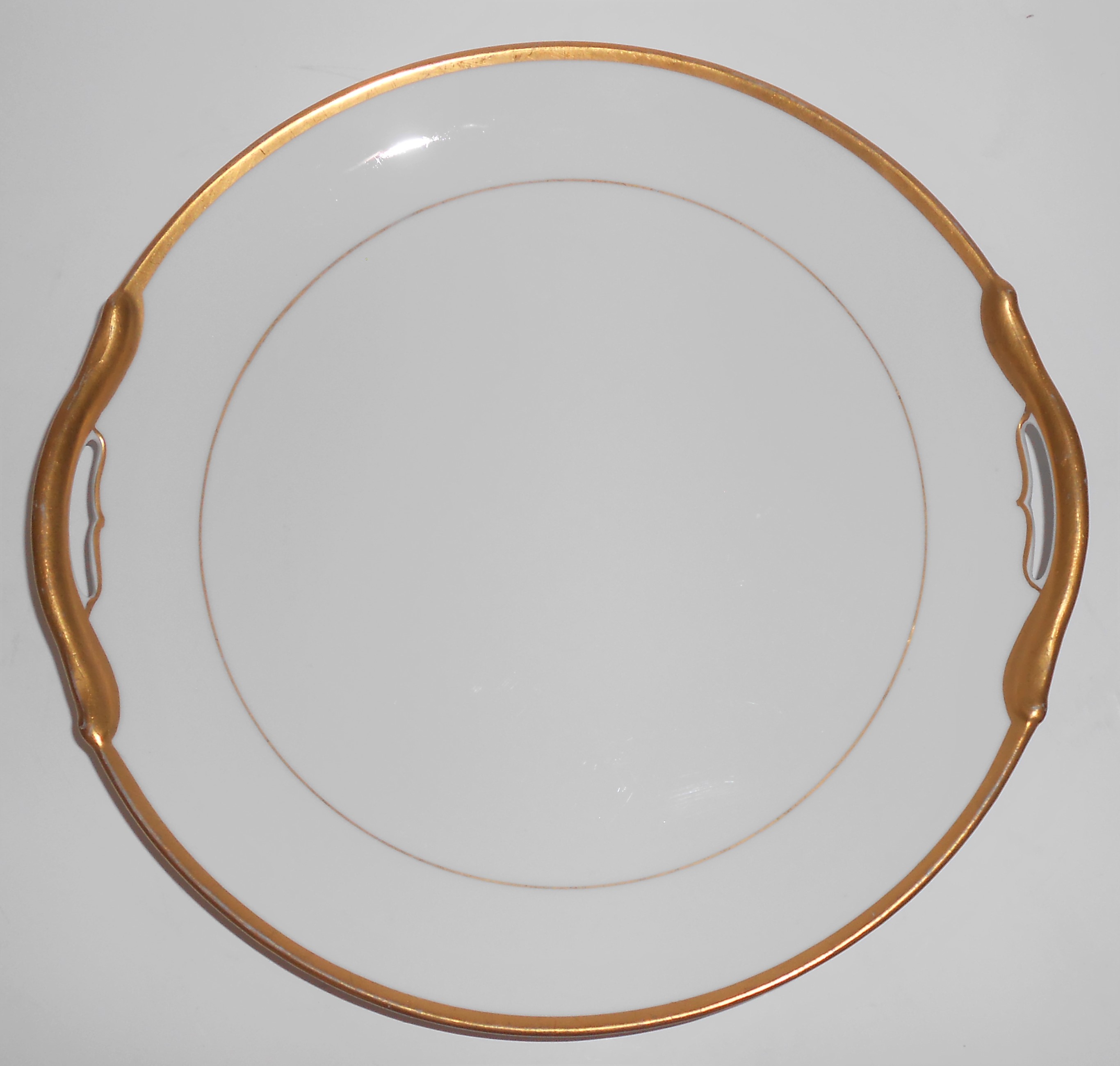 Noritake Porcelain China The Mikado W/Gold Cake Plate