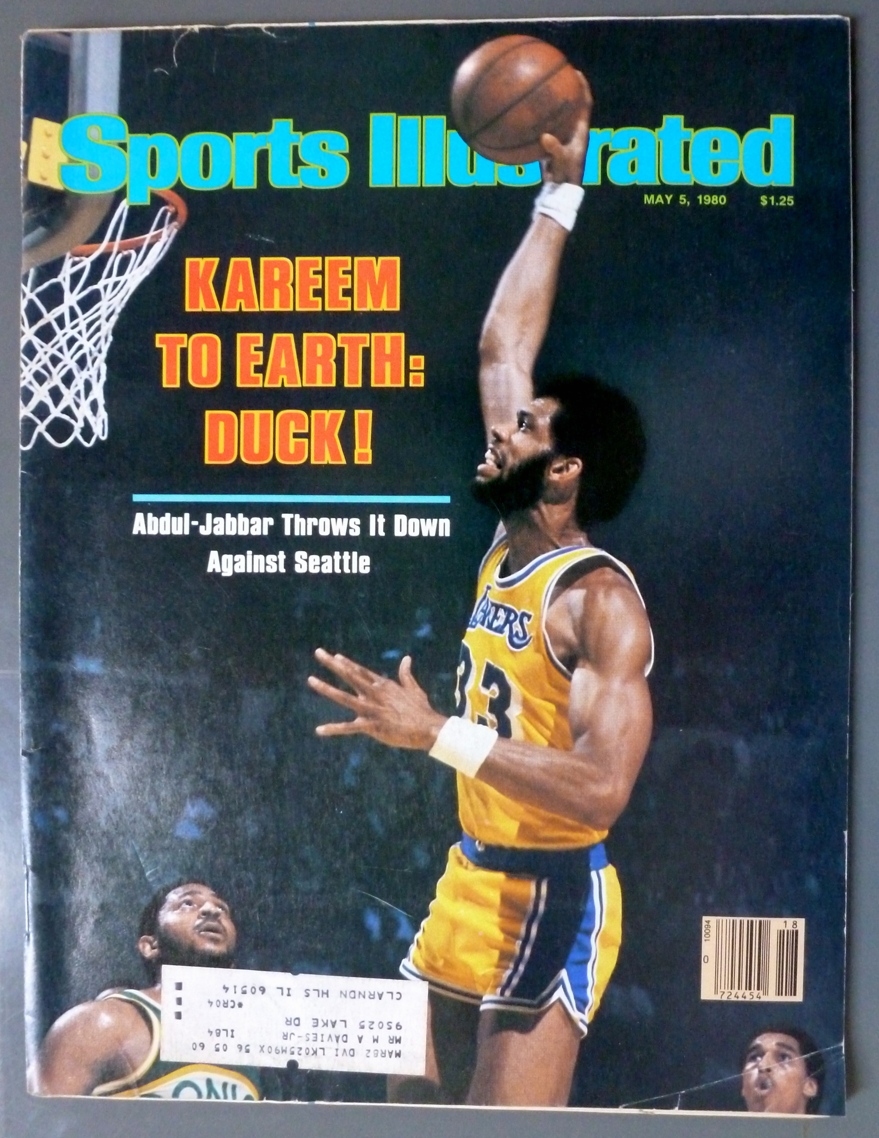 Sports Illustrated Magazine May 5, 1980  K.Abdul-Jabbar