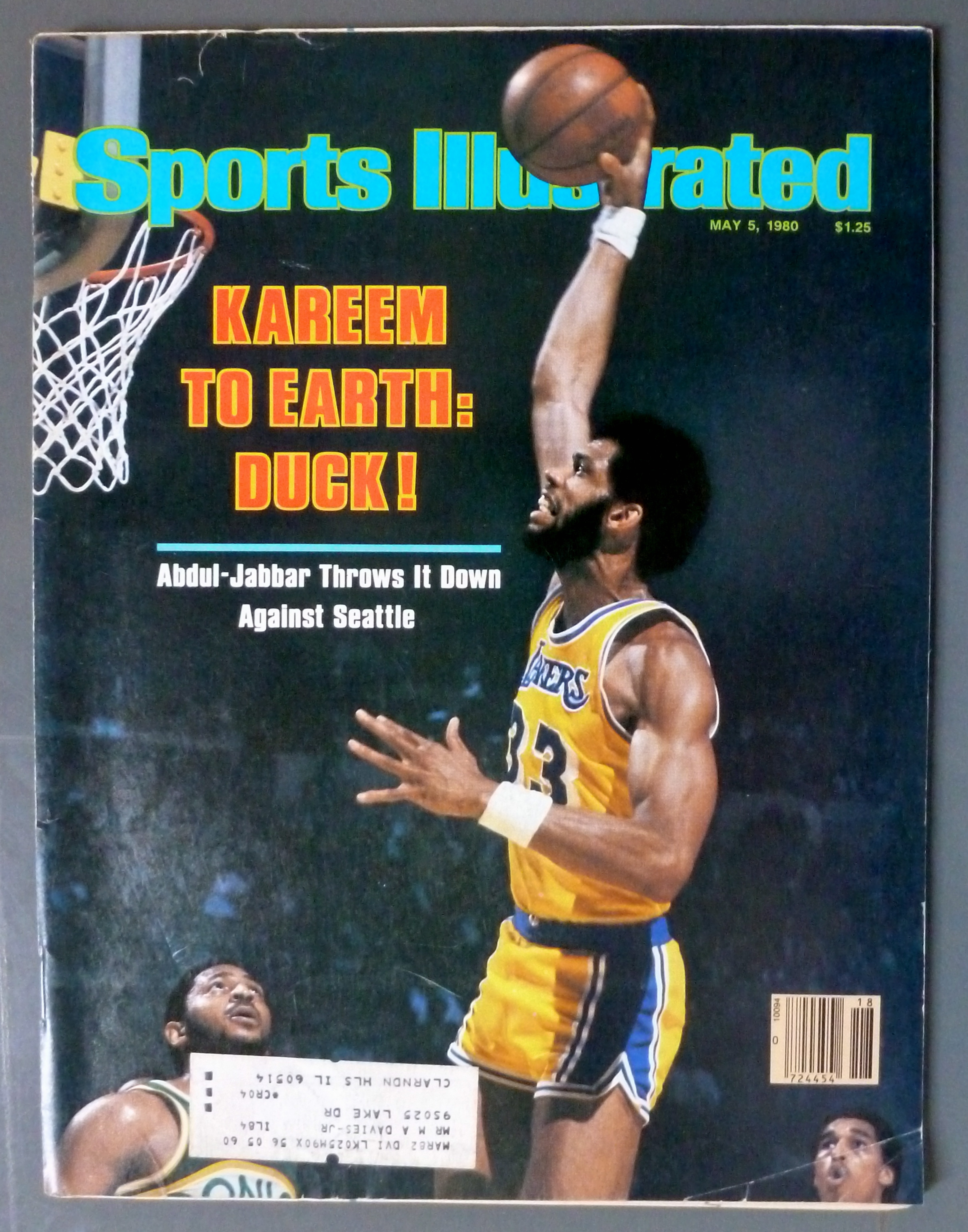 Sports Illustrated Magazine May 5, 1980  K.Abdul-Jabbar