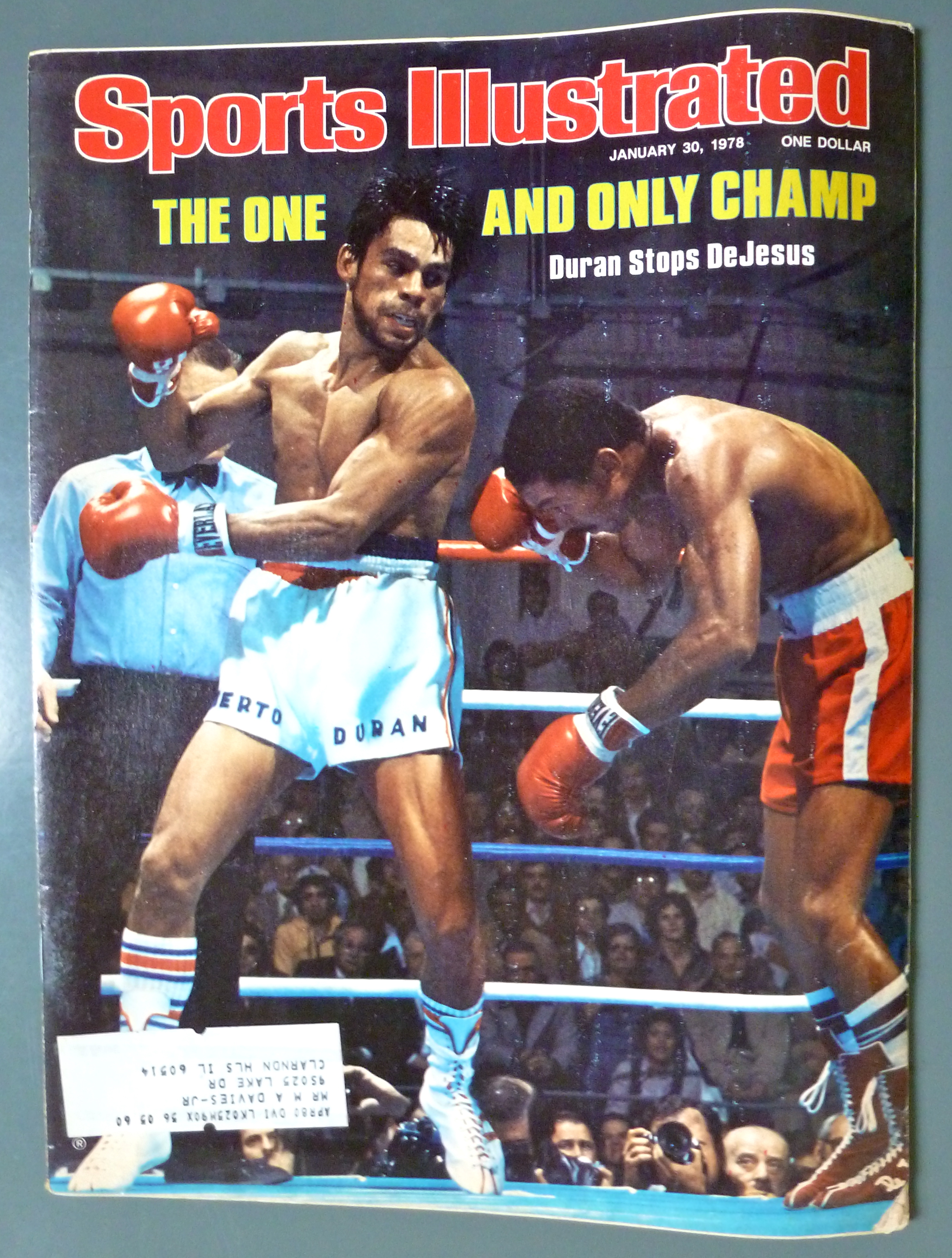 Sports Illustrated Magazine-January 30, 1978-Duran