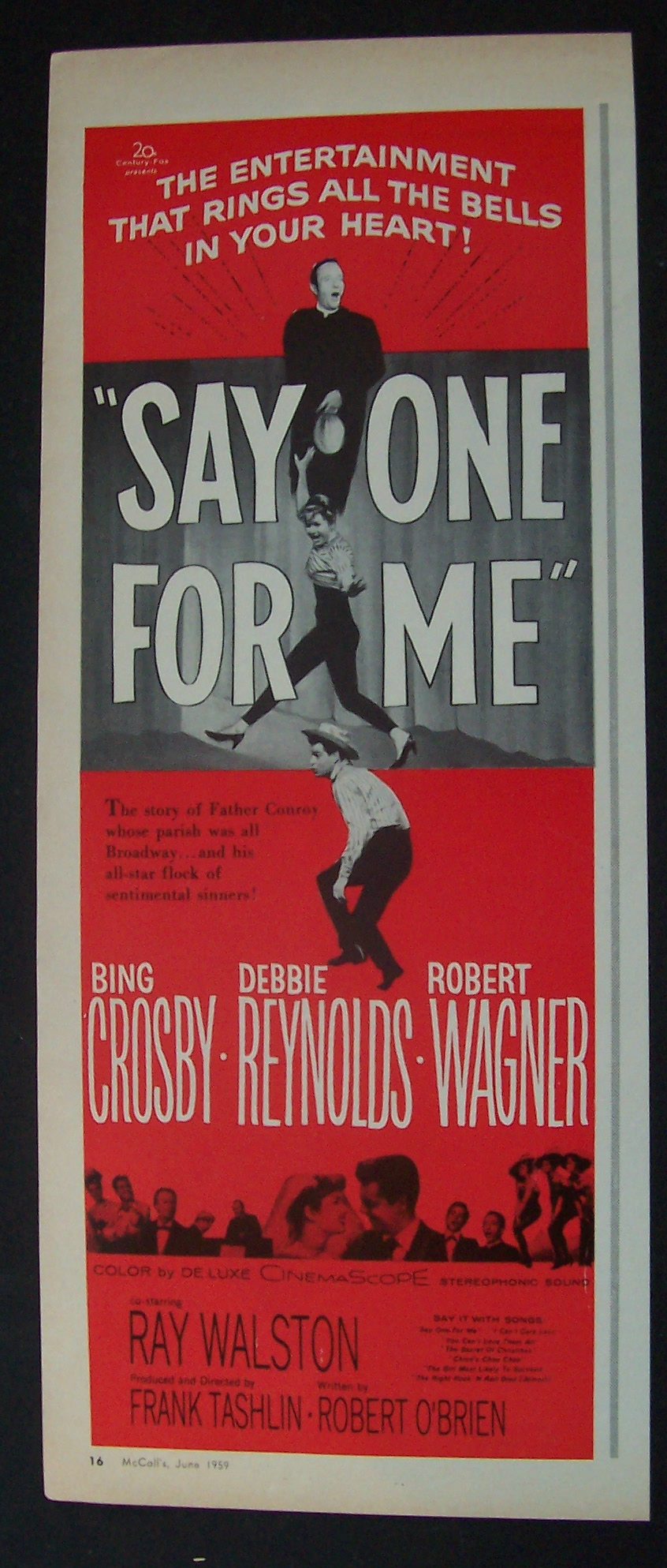 1959  Movie  Ad  for  Say  One  For  Me