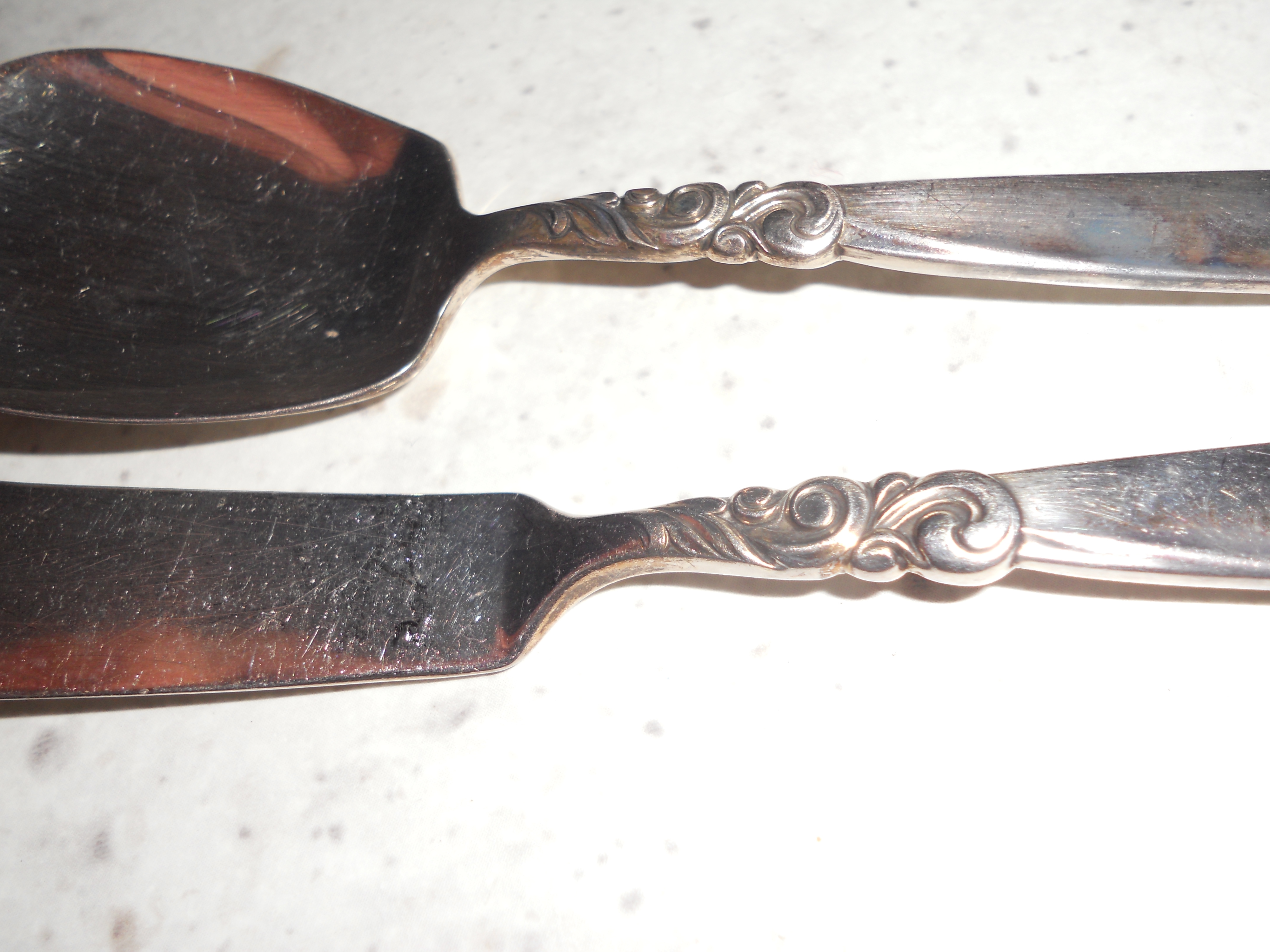 South Seas Sugar Spoon and Butter Knife