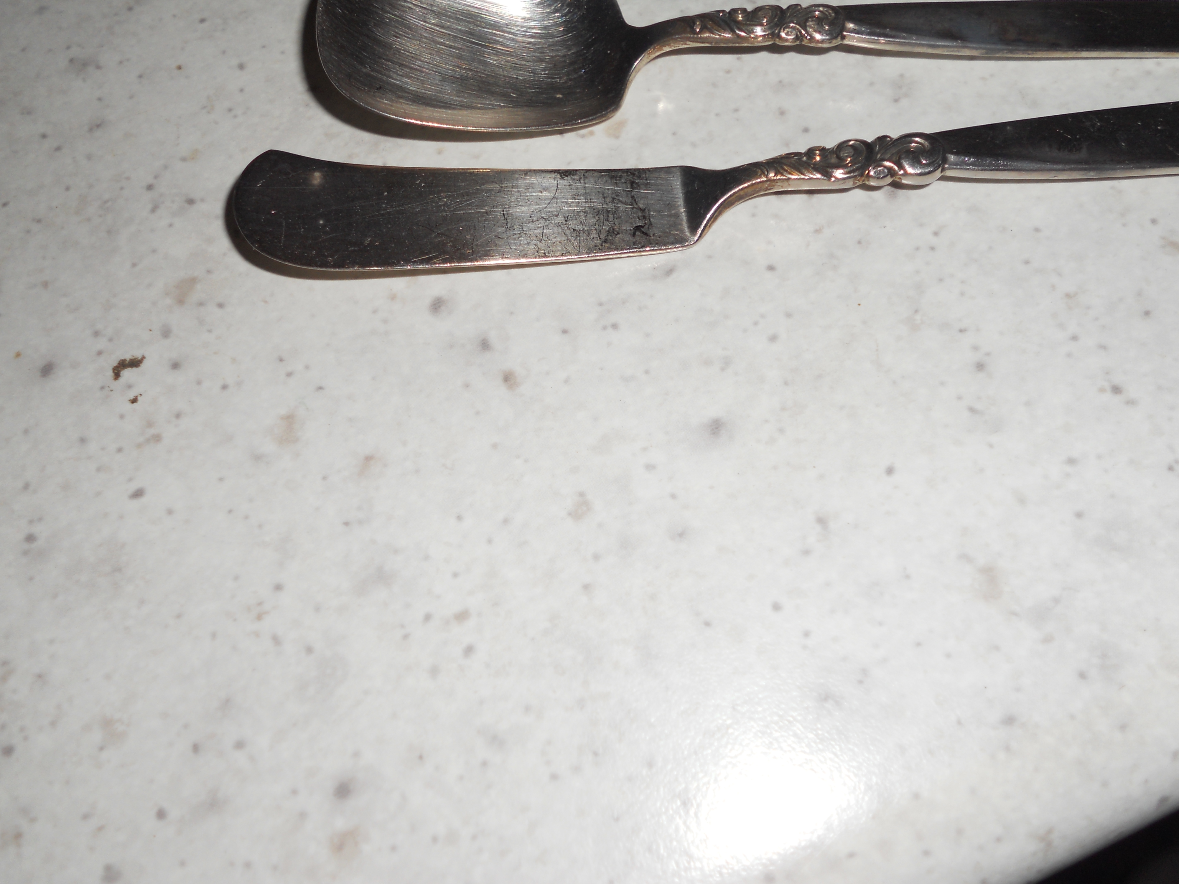 South Seas Sugar Spoon and Butter Knife