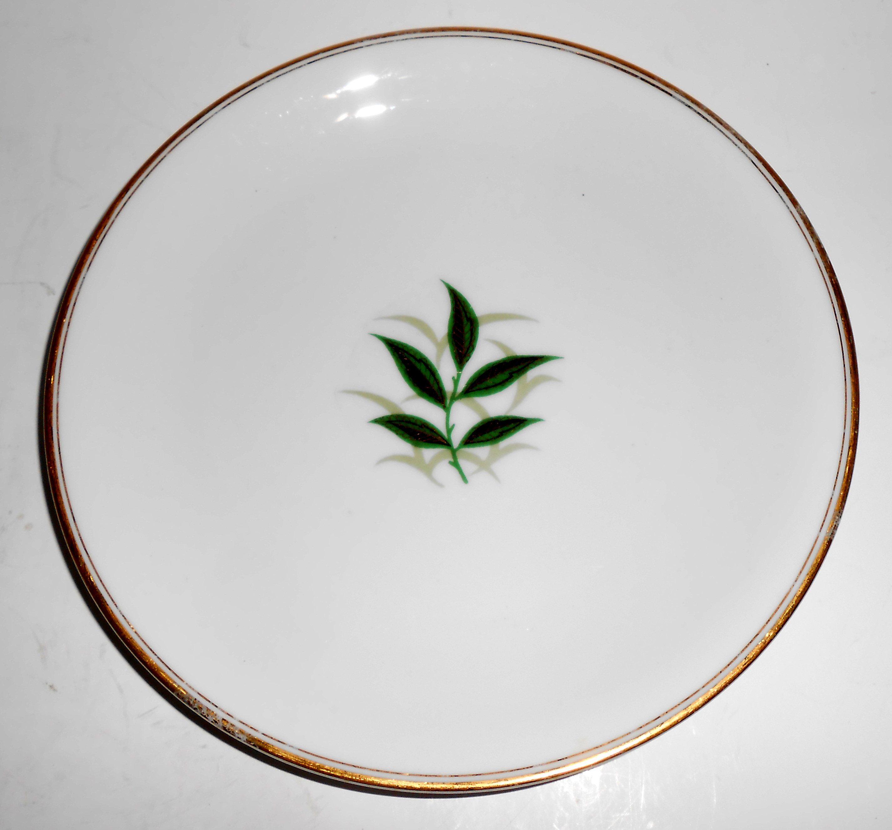 Noritake China Porcelain Greenbay w/Gold Salad Plate