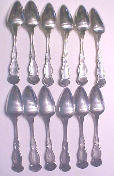 Orange Blossom Teaspoons Rogers Silverplate 1910 12PC