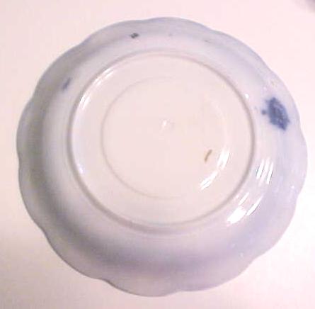 Flow Blue Saucer Grindley England Waverley