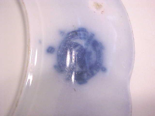 Flow Blue Saucer Grindley England Waverley
