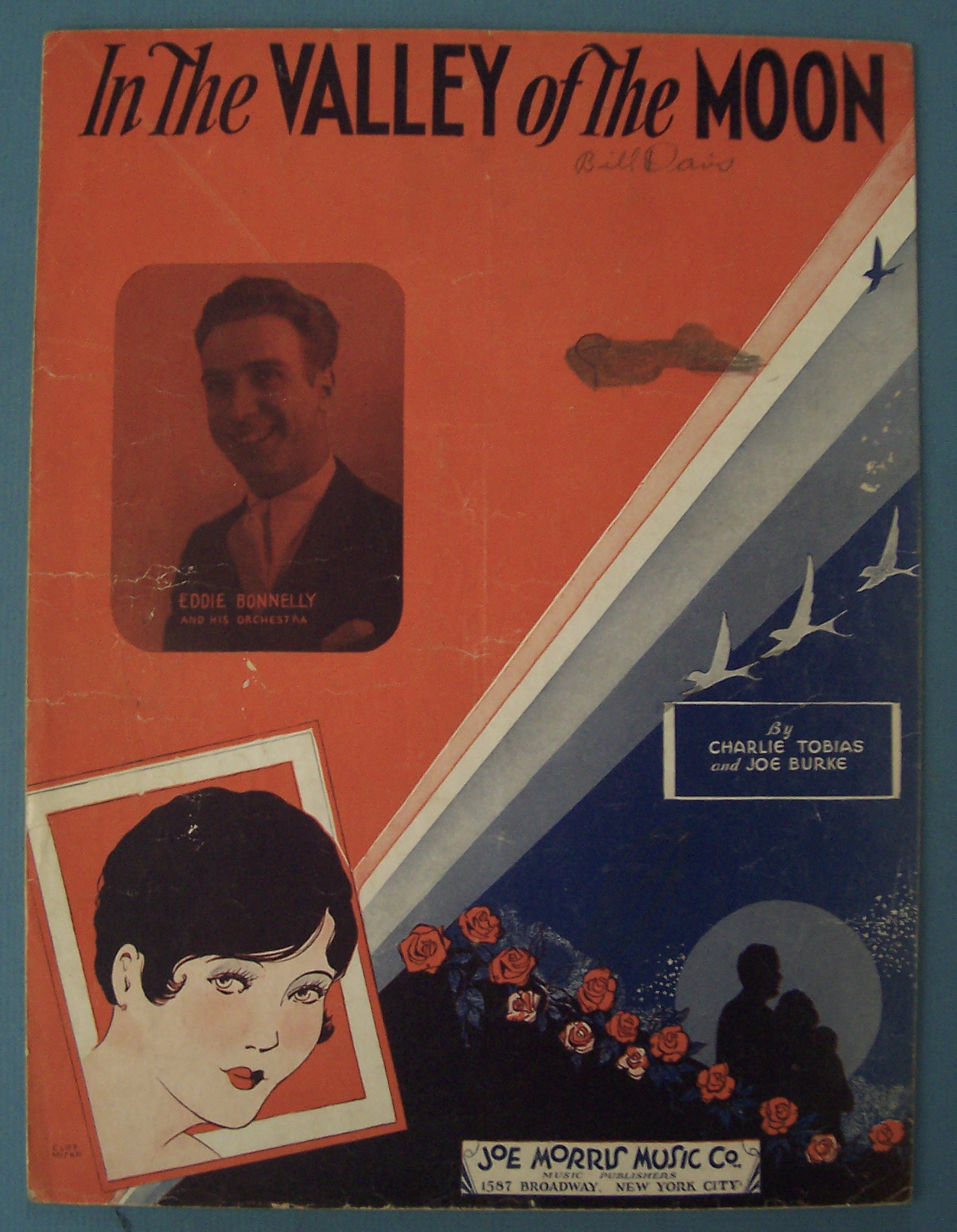 Sheet Music For 1933 In The Valley Of The Moon