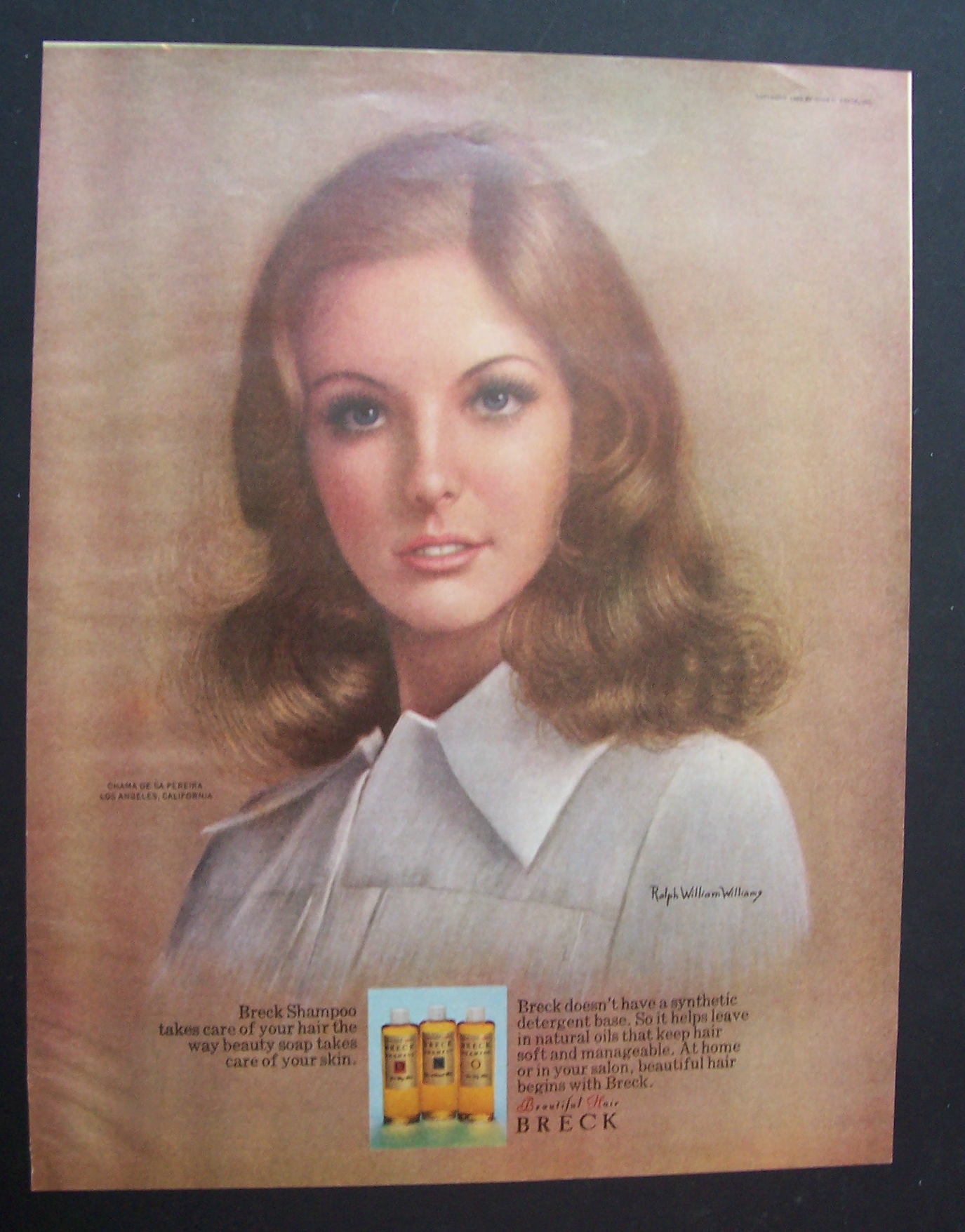 1969 Breck Shampoo w/Chama Pereira By Ralph Williams