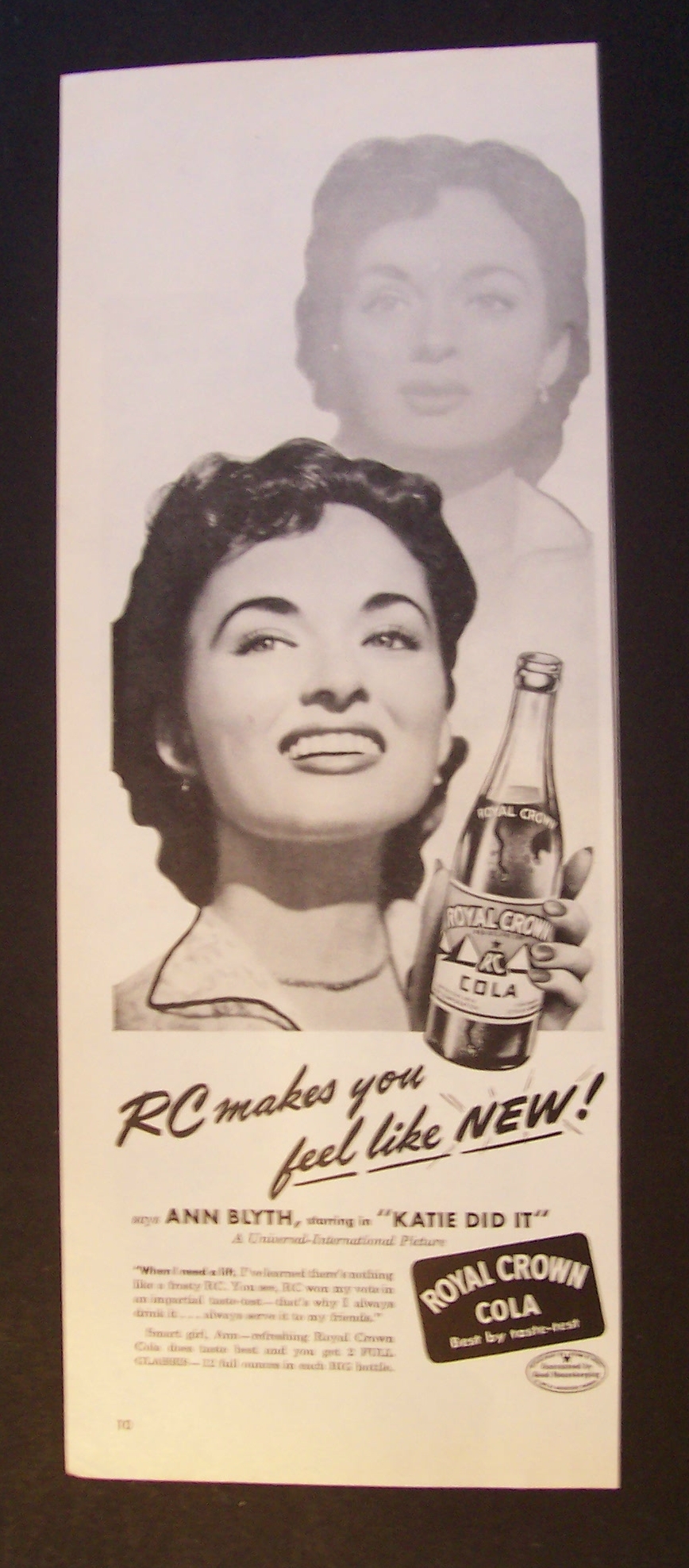 1951  Royal  Crown  Cola  with  Ann  Blyth