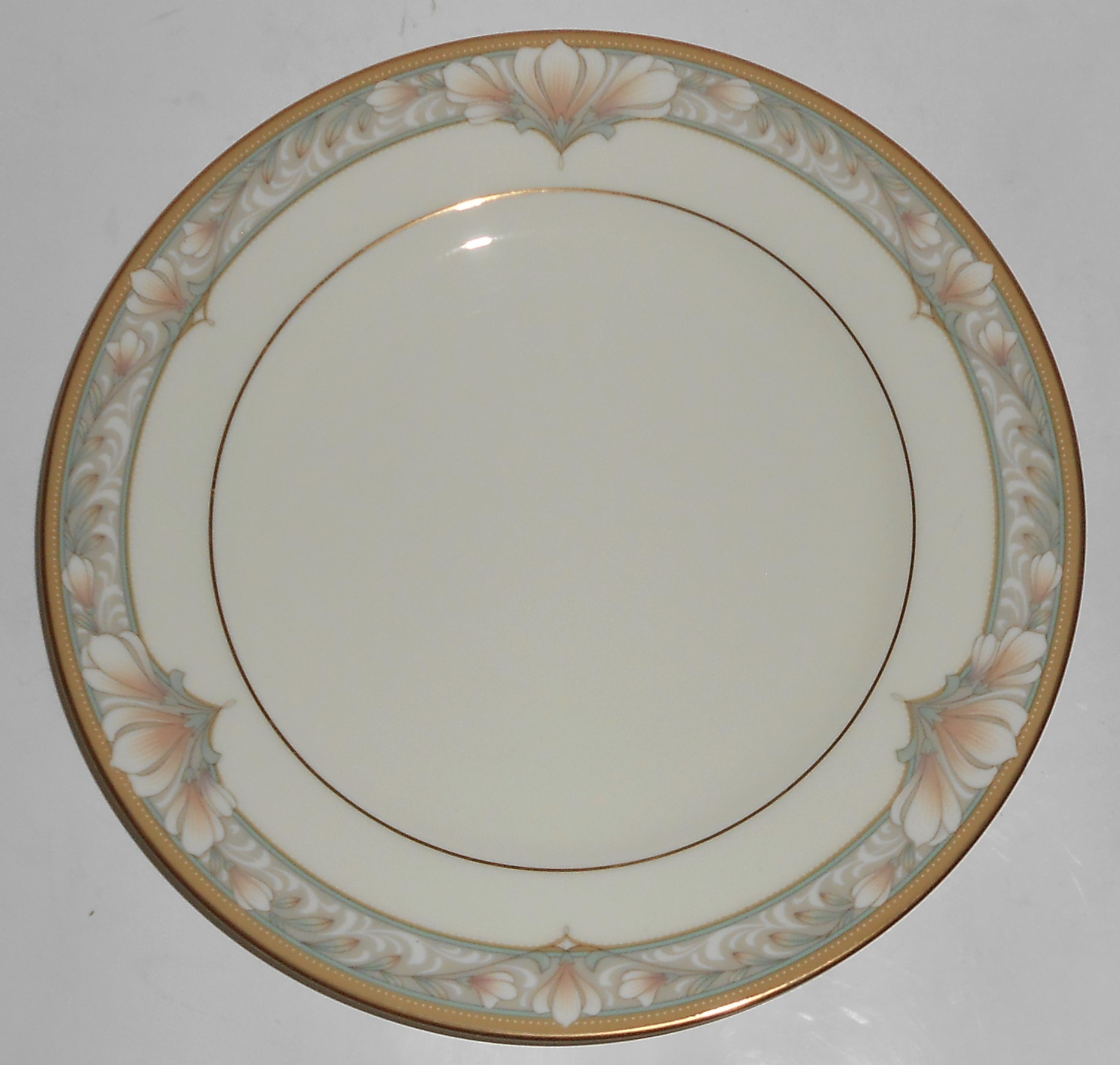 Noritake Porcelain China 9737 Barrymore W/Gold Salad Pl