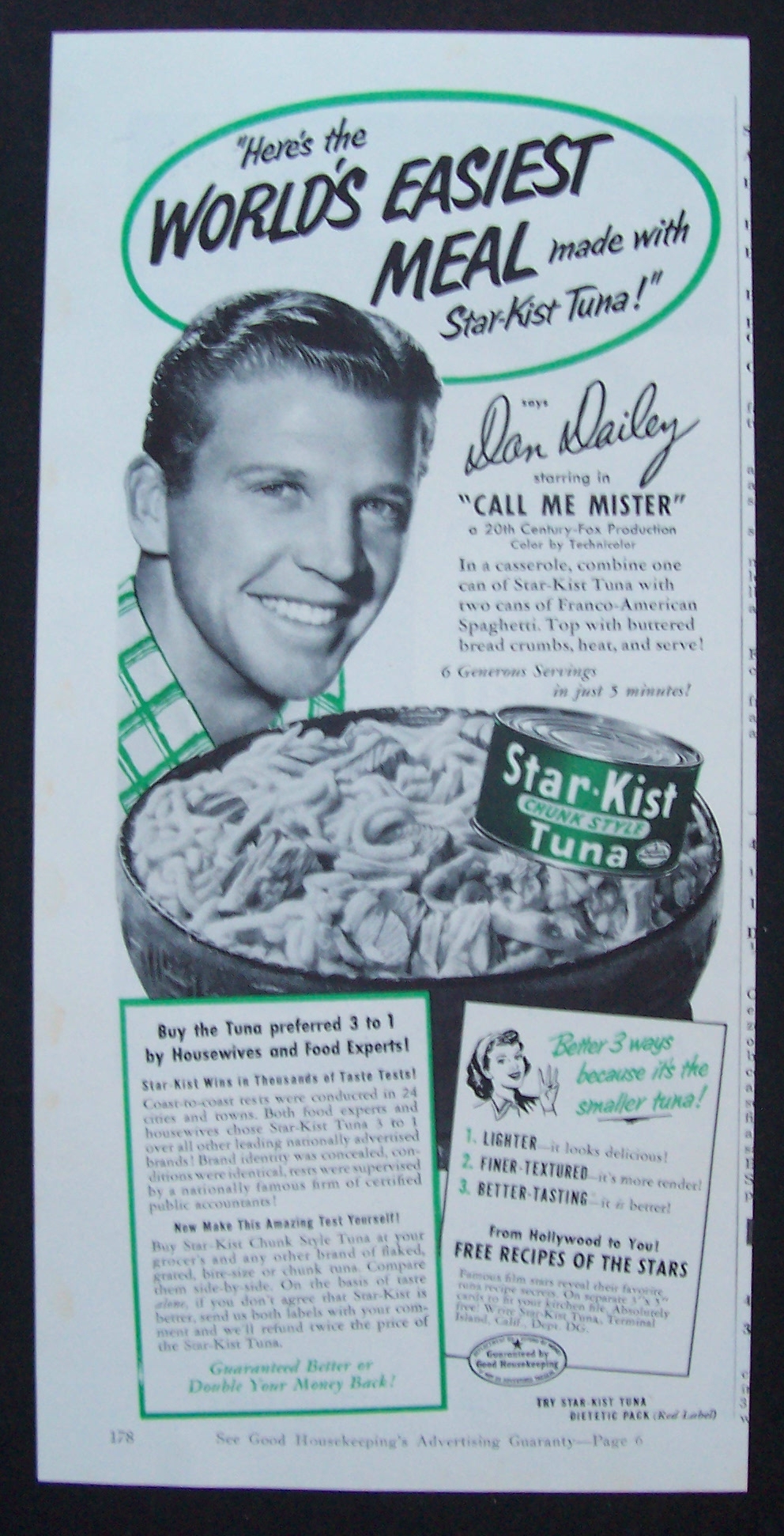 1951 Star - Kist Tuna with Dan Dailey