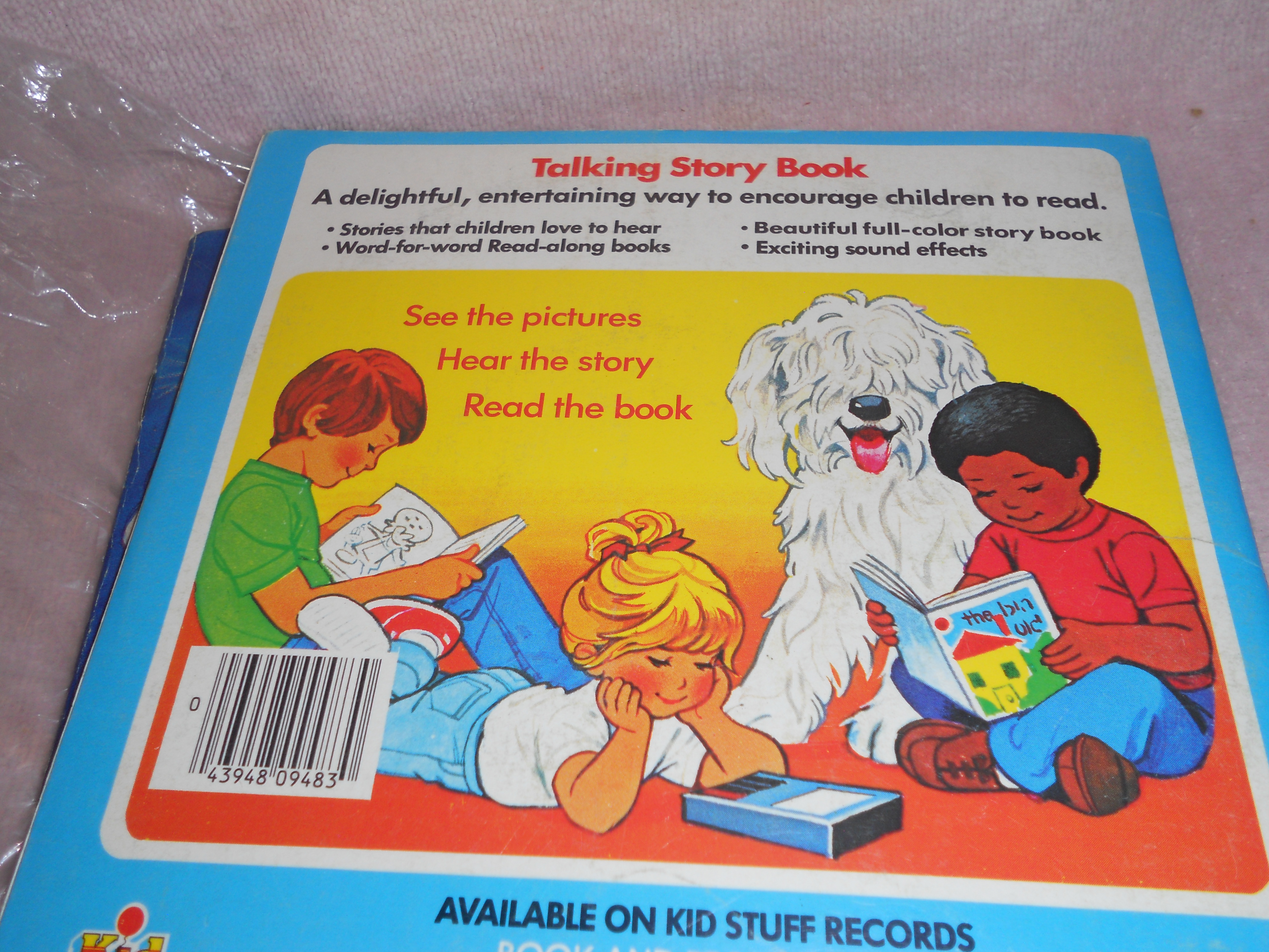 Care Bears Books with Records Pair 1981
