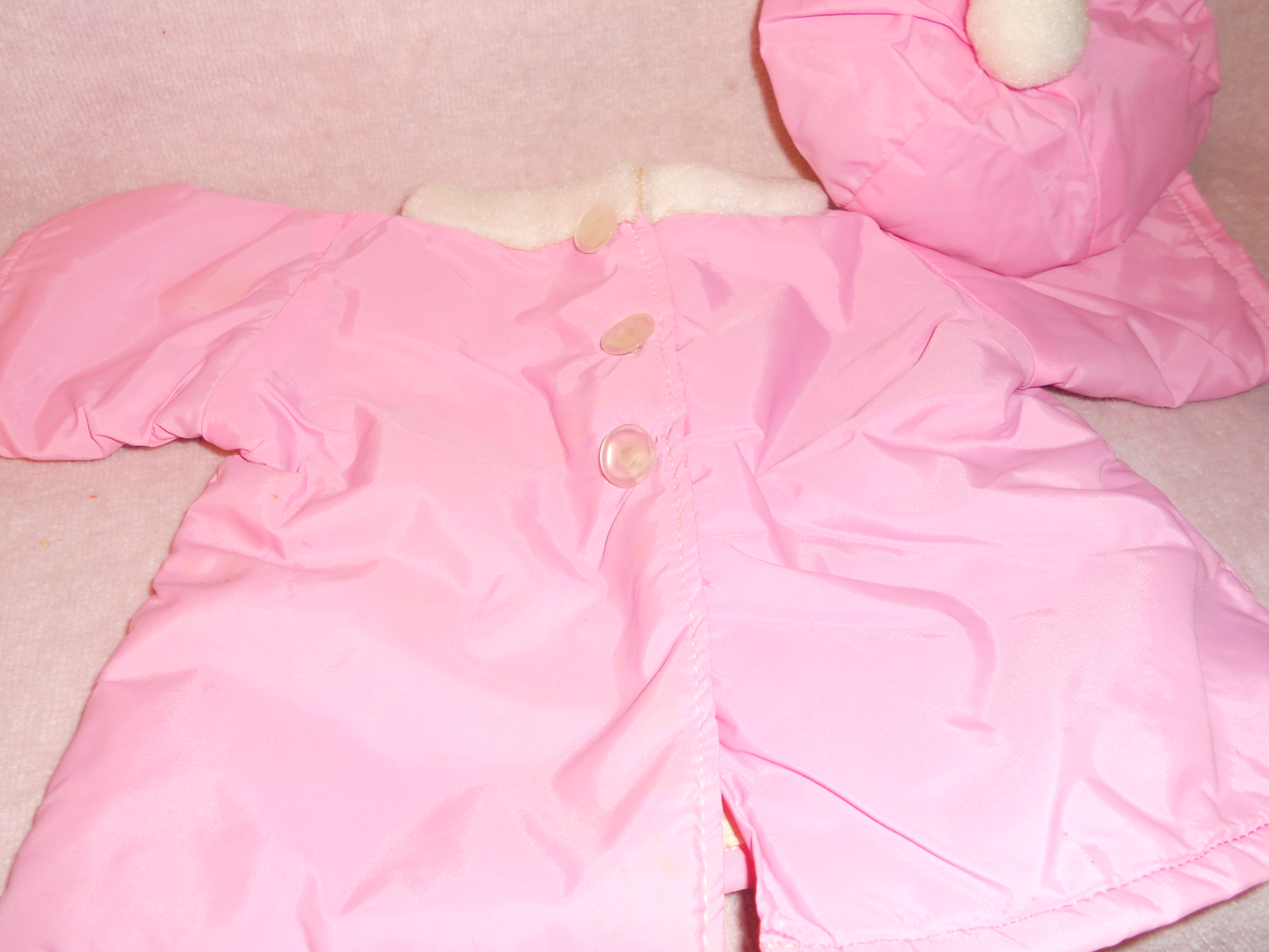 Doll Clothes Coat and Hat Matching Set