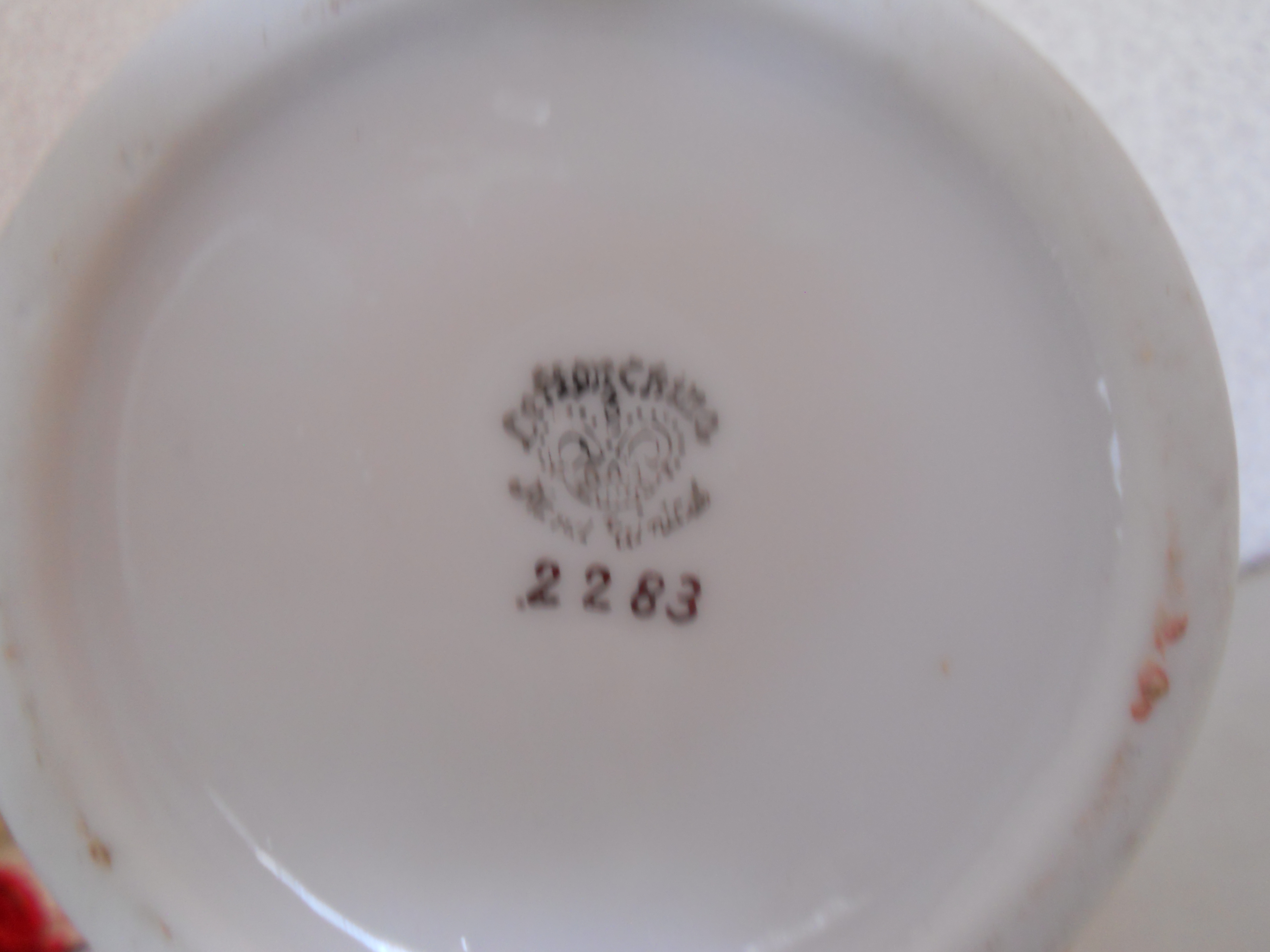 Lefton China 25th Anniversary Vase