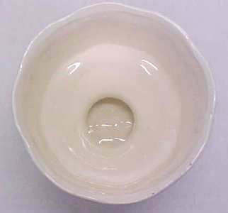 Blue Pedastal Planter Bowl Nice Color
