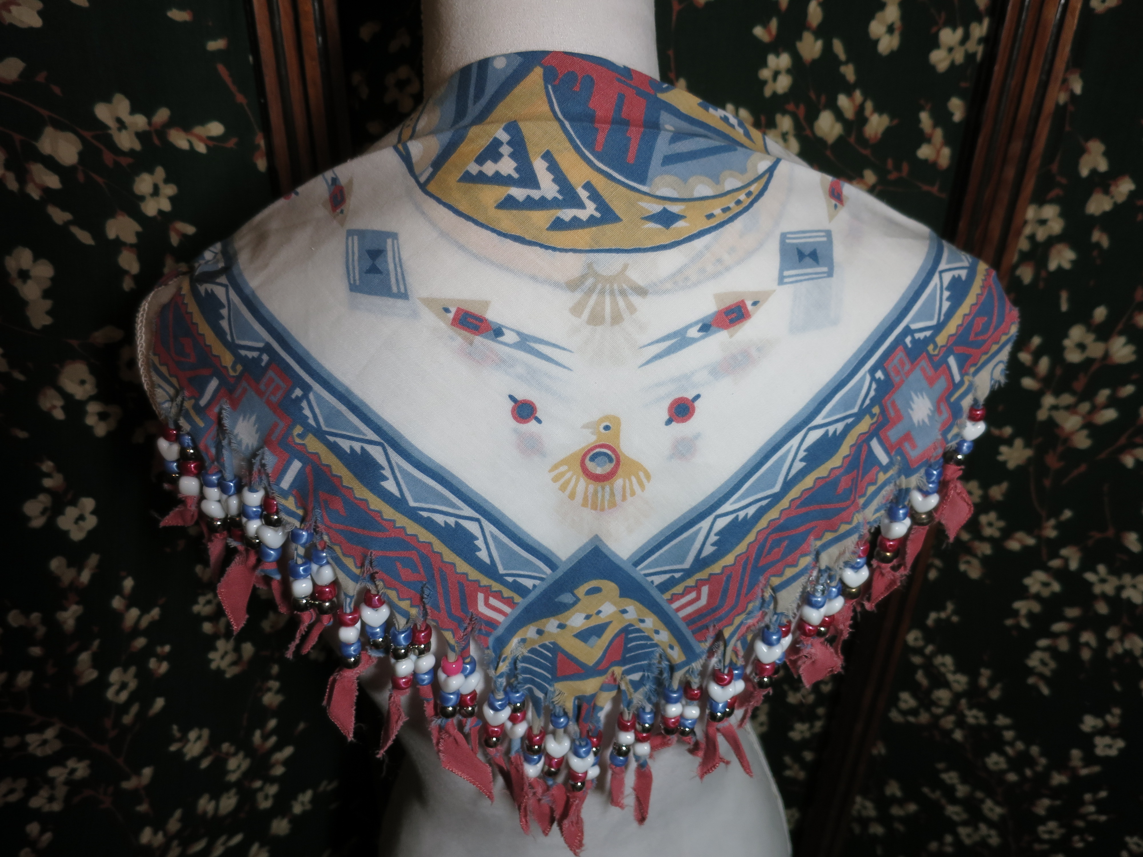 Beaded Southwest Native American Indian Bandana